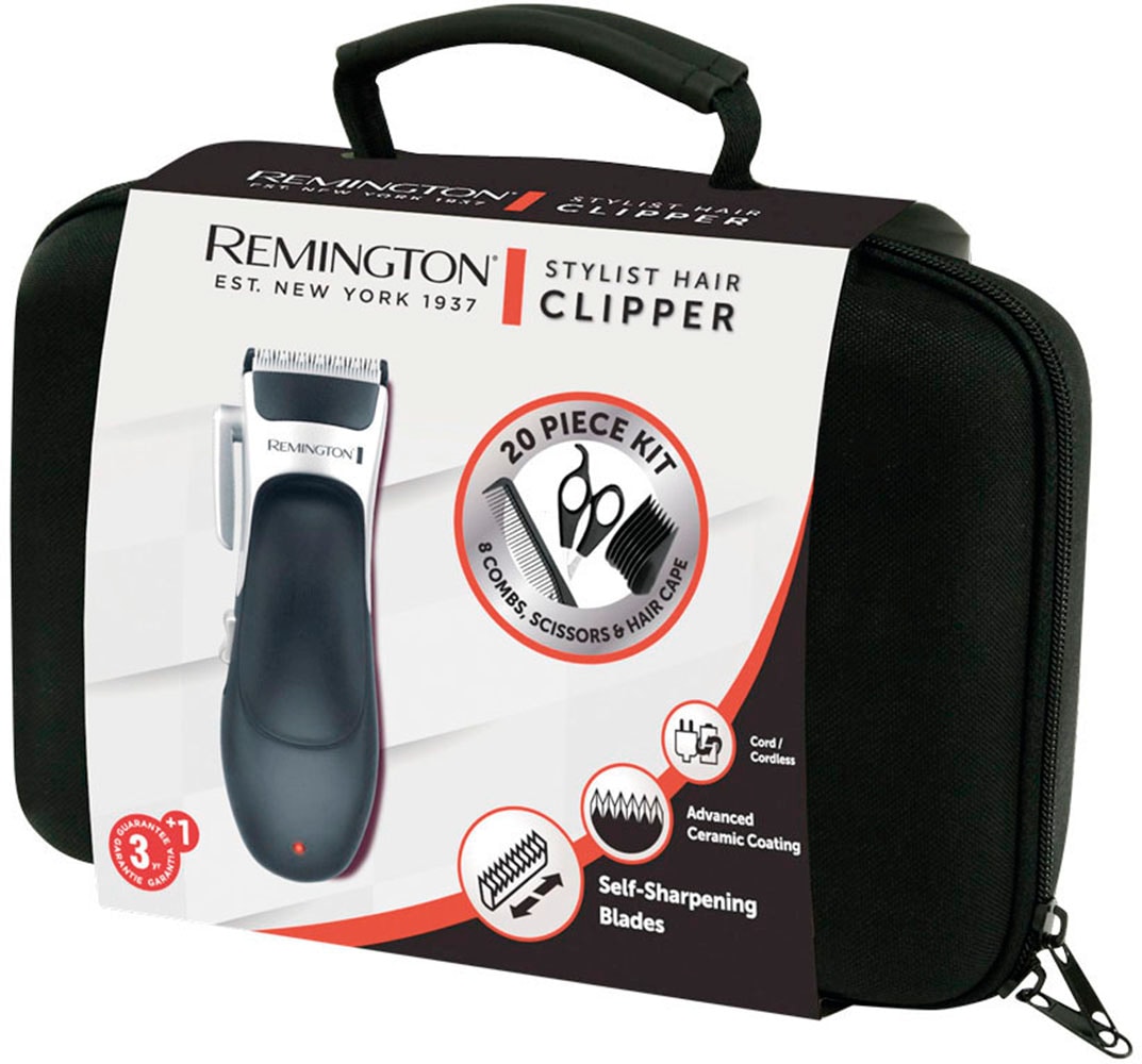 Remington Tondeuse à cheveux »Stylist, HC363C -« 8 Aufsätze für Herren - 8 Kammaufsätze, kabellos, Profi-Koffer