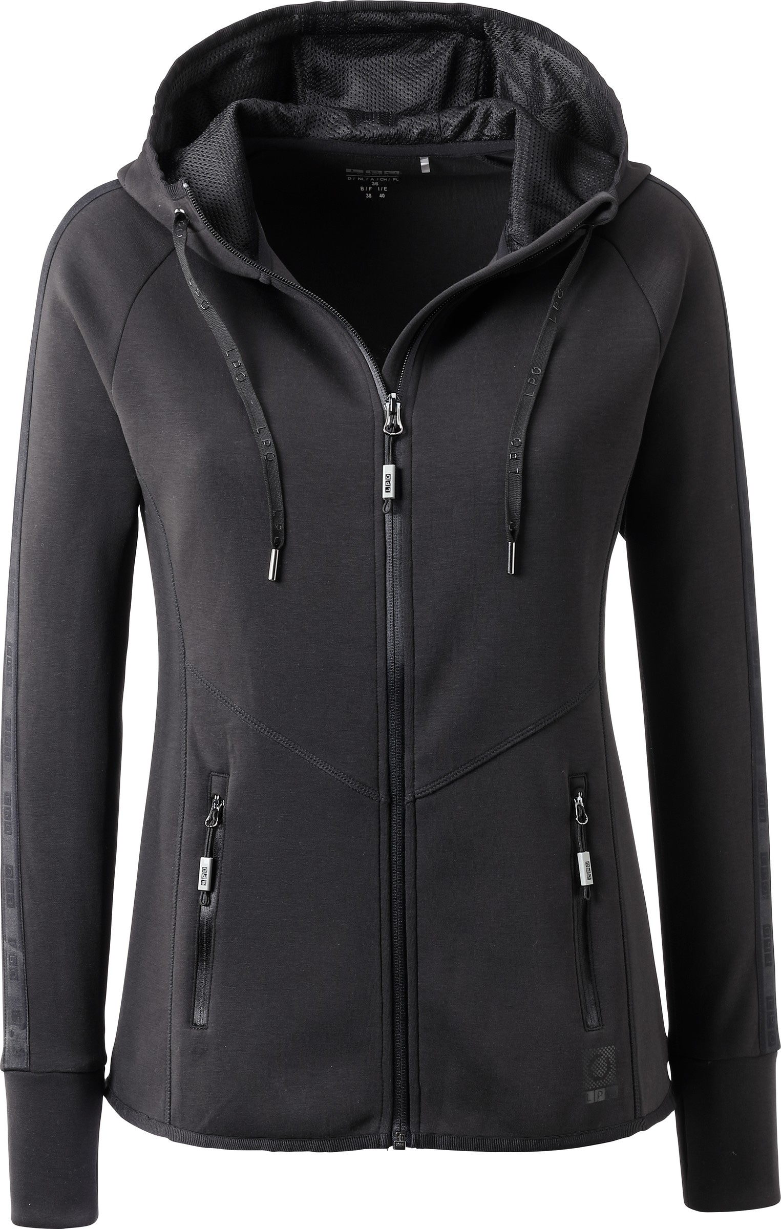 LPO Veste d'entraînement »Veloria Damen-Fitnessjacke« avec capuche