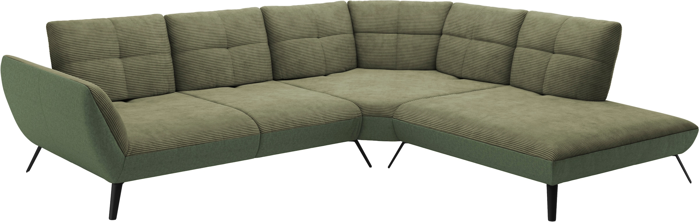 Places of Style Ecksofa »Mikado L-Form«, inkl. Sitztiefenverstellung und Armteilverstellung