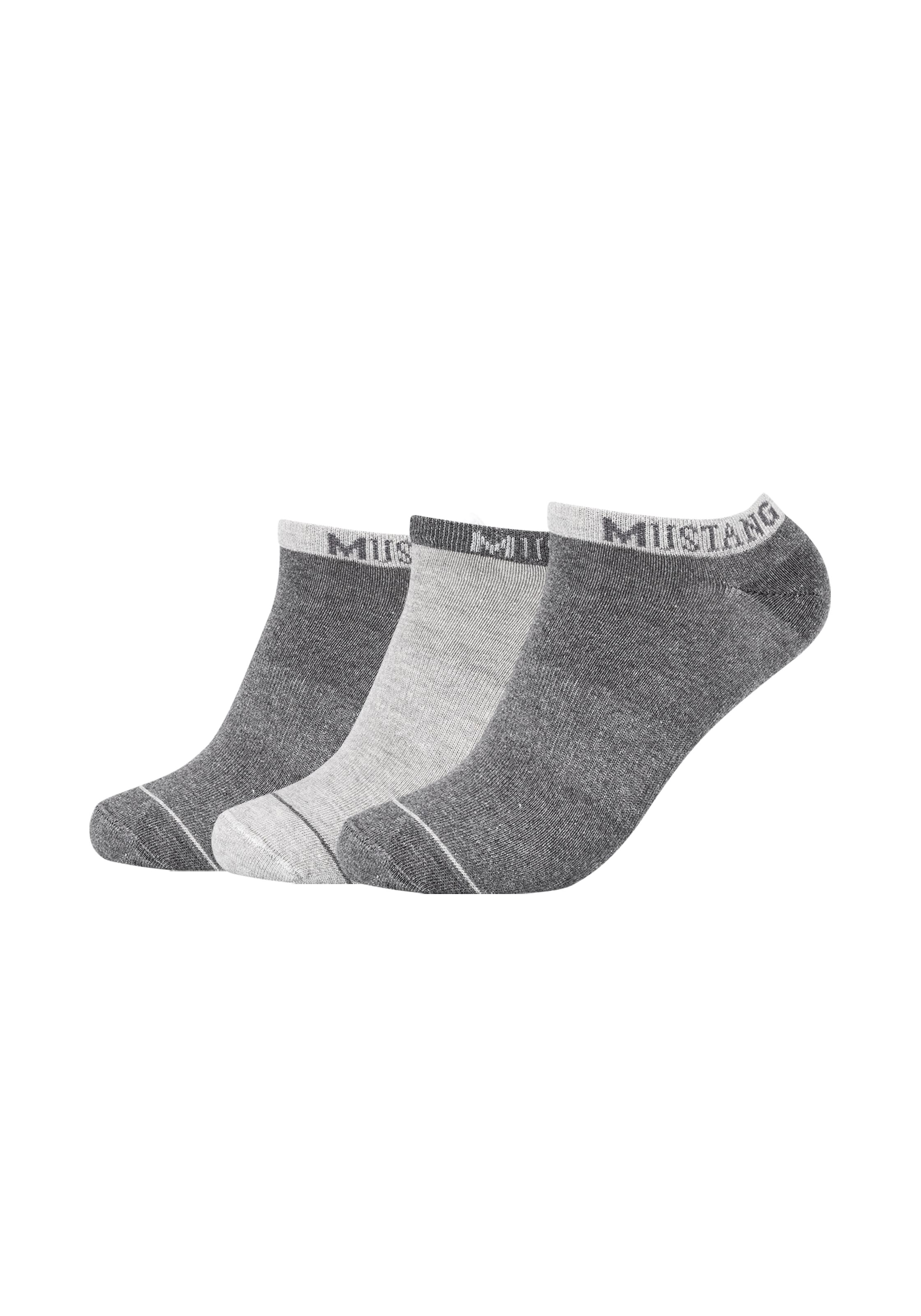 MUSTANG Chaussettes »casual« 6 Couple tlg. mit softem Materialmix