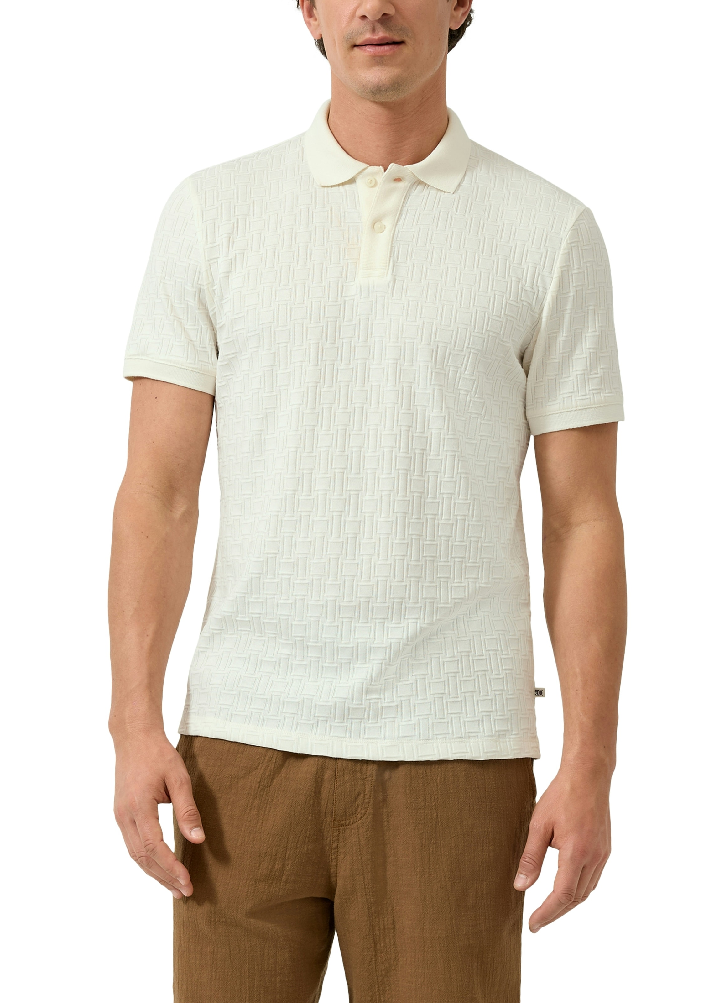 Image of s.Oliver Poloshirt mit Struktur-Muster
