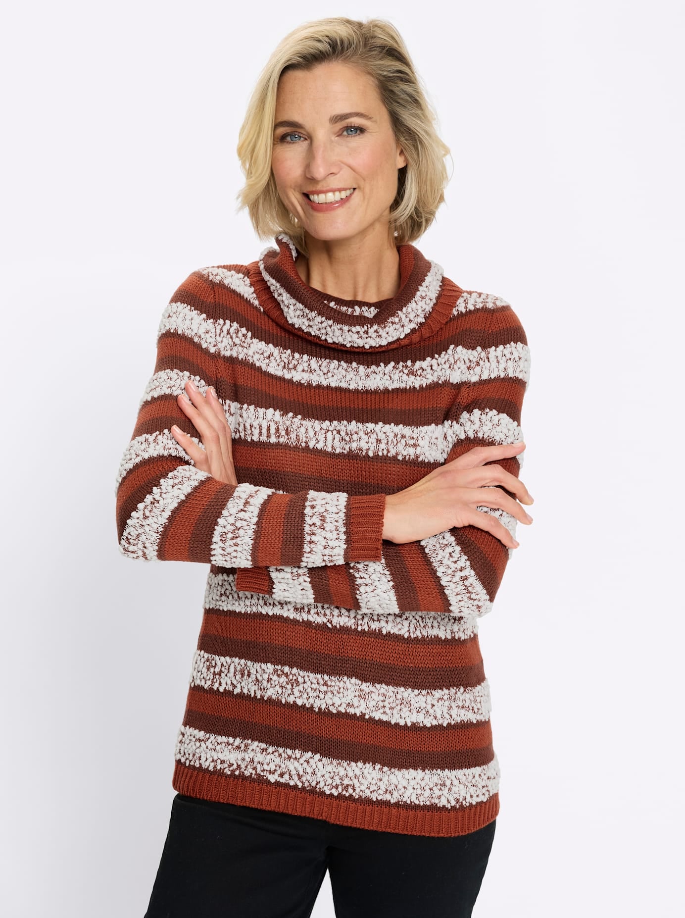 Image of Classic Basics Rollkragenpullover "Langarm-Pullover"