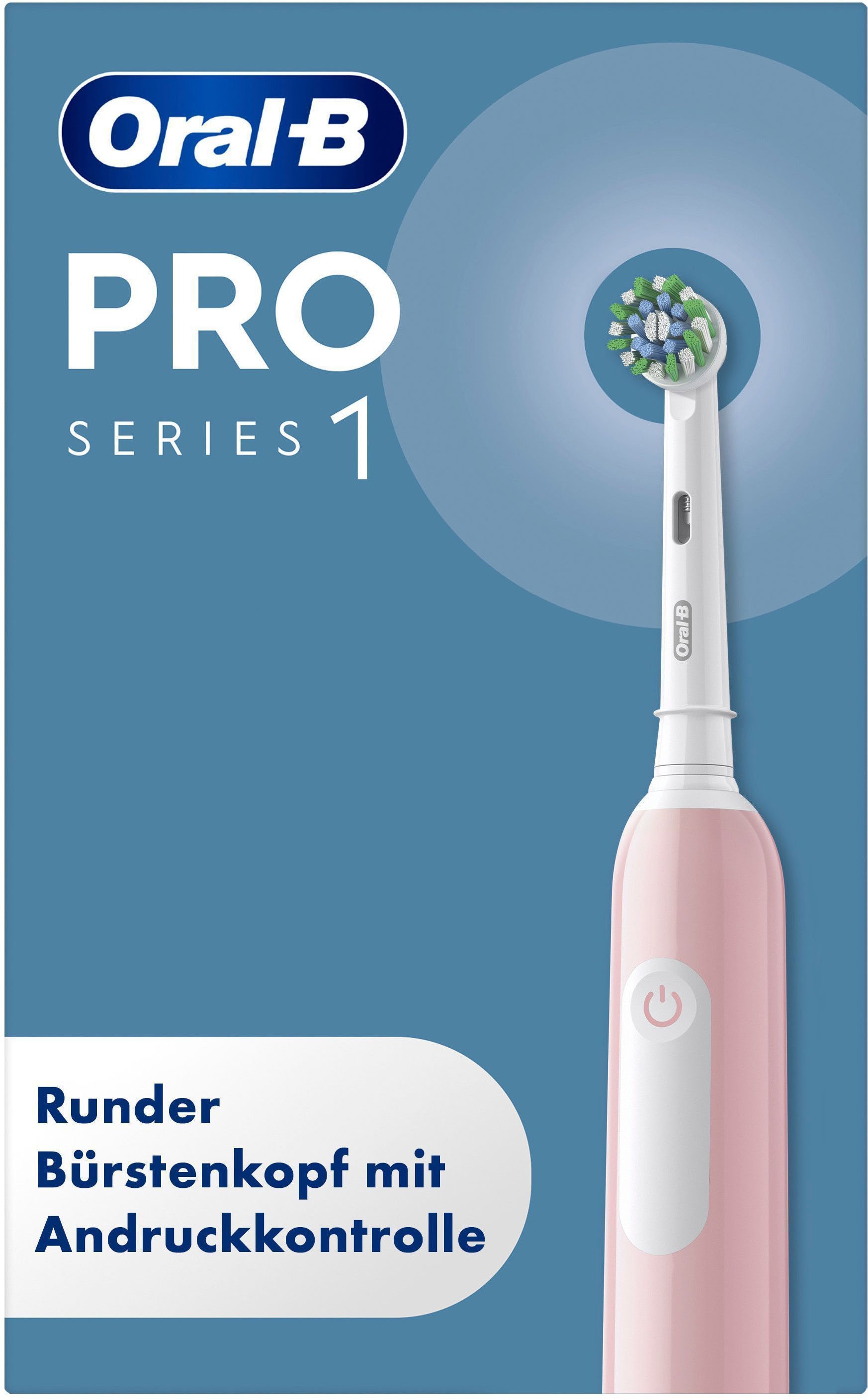 Image of Oral-B Elektrische Zahnbürste "PRO Series 1" 1 Stk. Aufsteckbürsten Drucksensor
