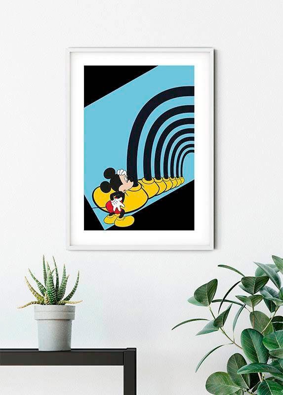 ✌ Komar Tunnel«, en Poster Disney, Kinderzimmer, (1 St.), Acheter Mouse Foot »Mickey Schlafzimmer, ligne Wohnzimmer
