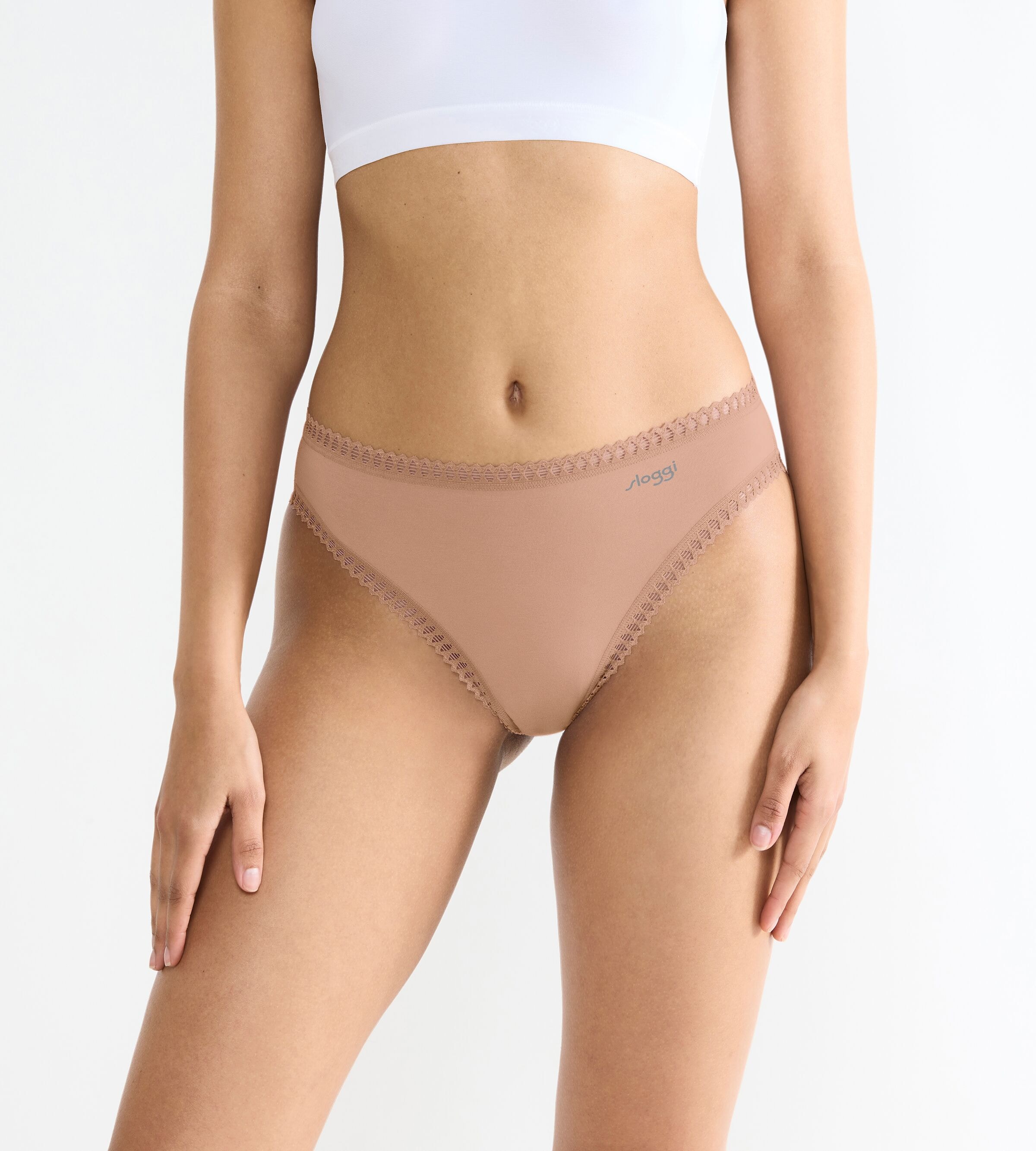 sloggi Slip »GO Crush High leg C3P« 3er Pack,  mit Spitzendetails