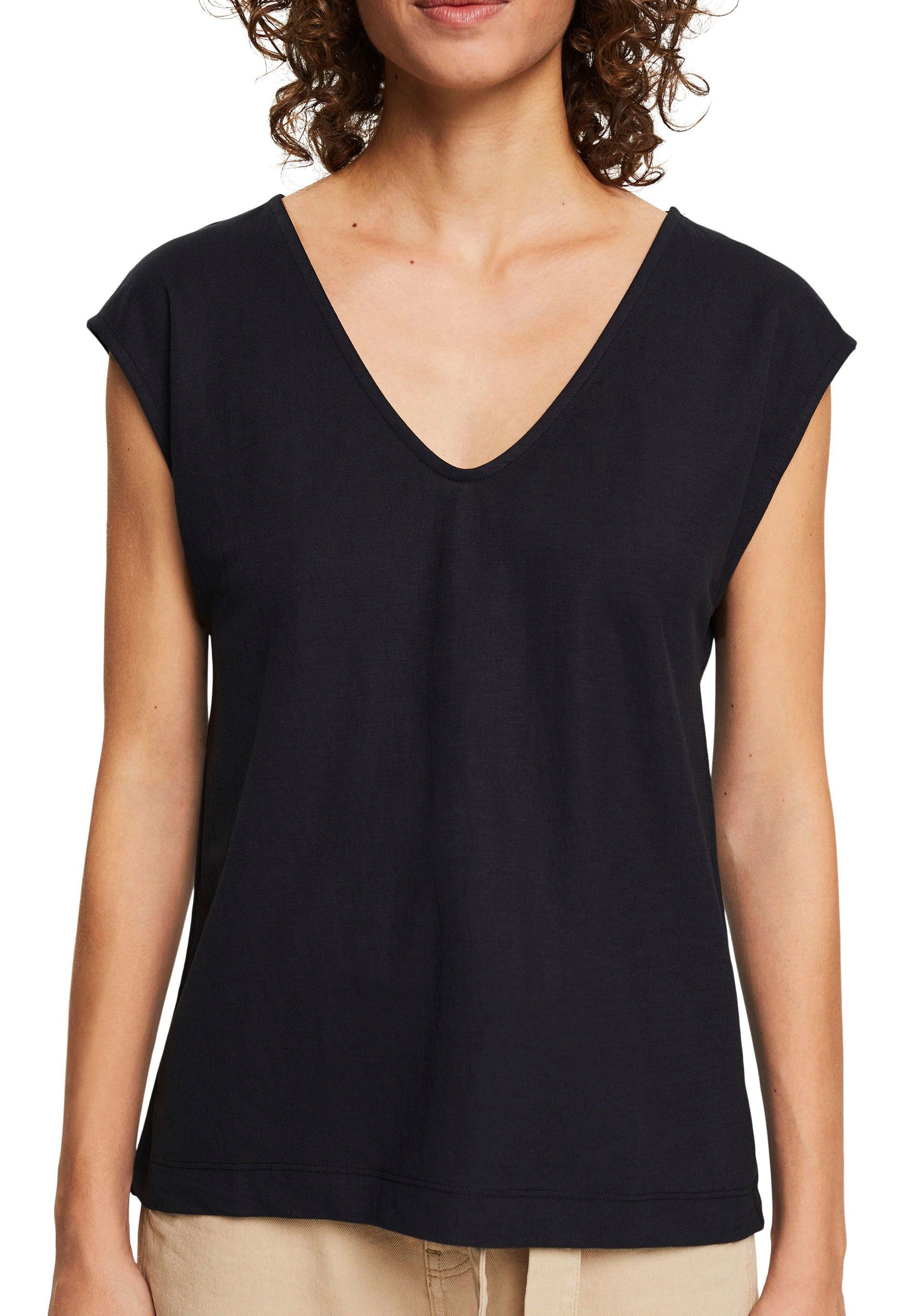 Image of Esprit T-Shirt, mit tiefem V-Auschnitt bei Ackermann Versand Schweiz