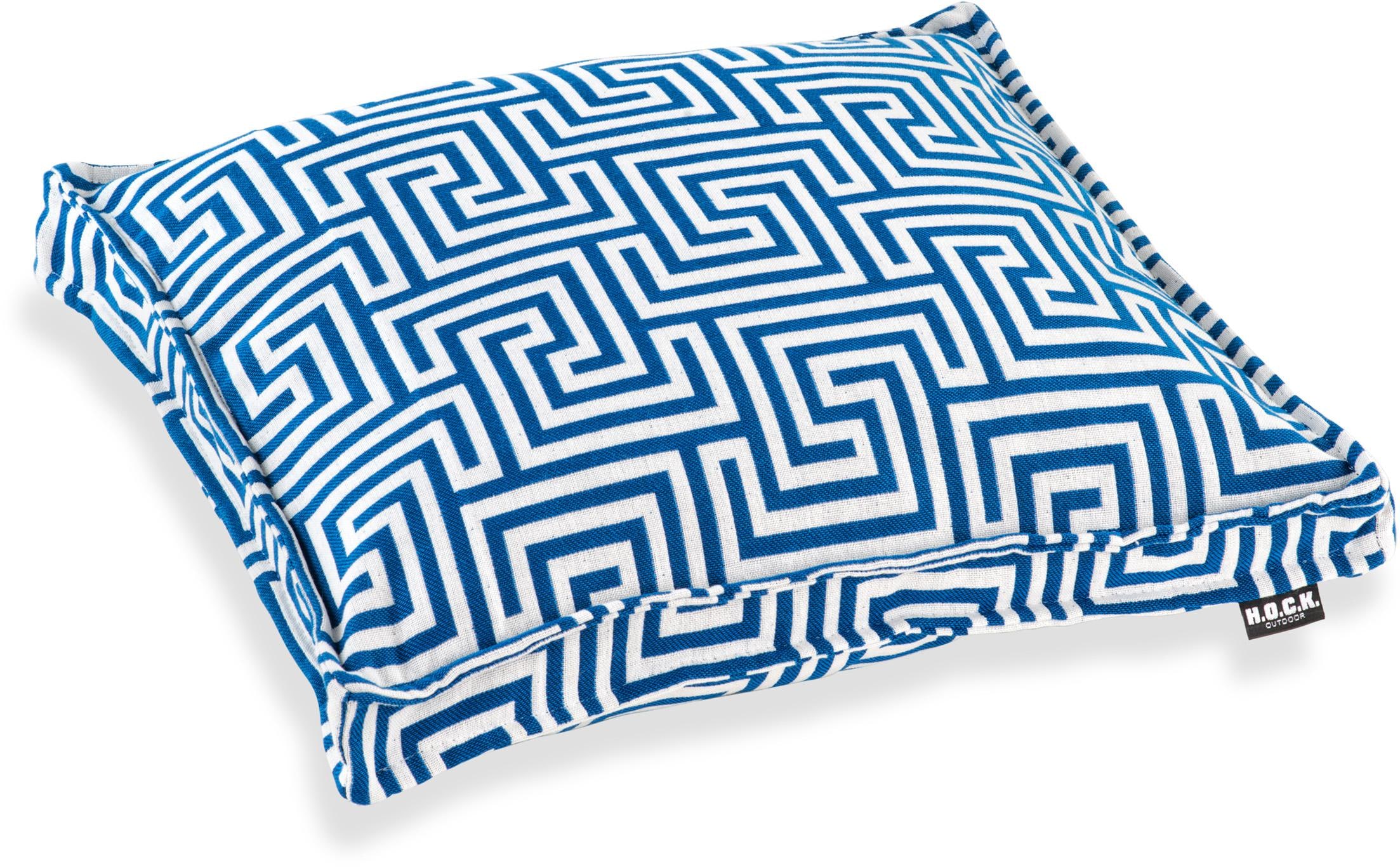 Image of H.O.C.K. Sitzkissen "Gauzy blue No 16" mit tollem Muster