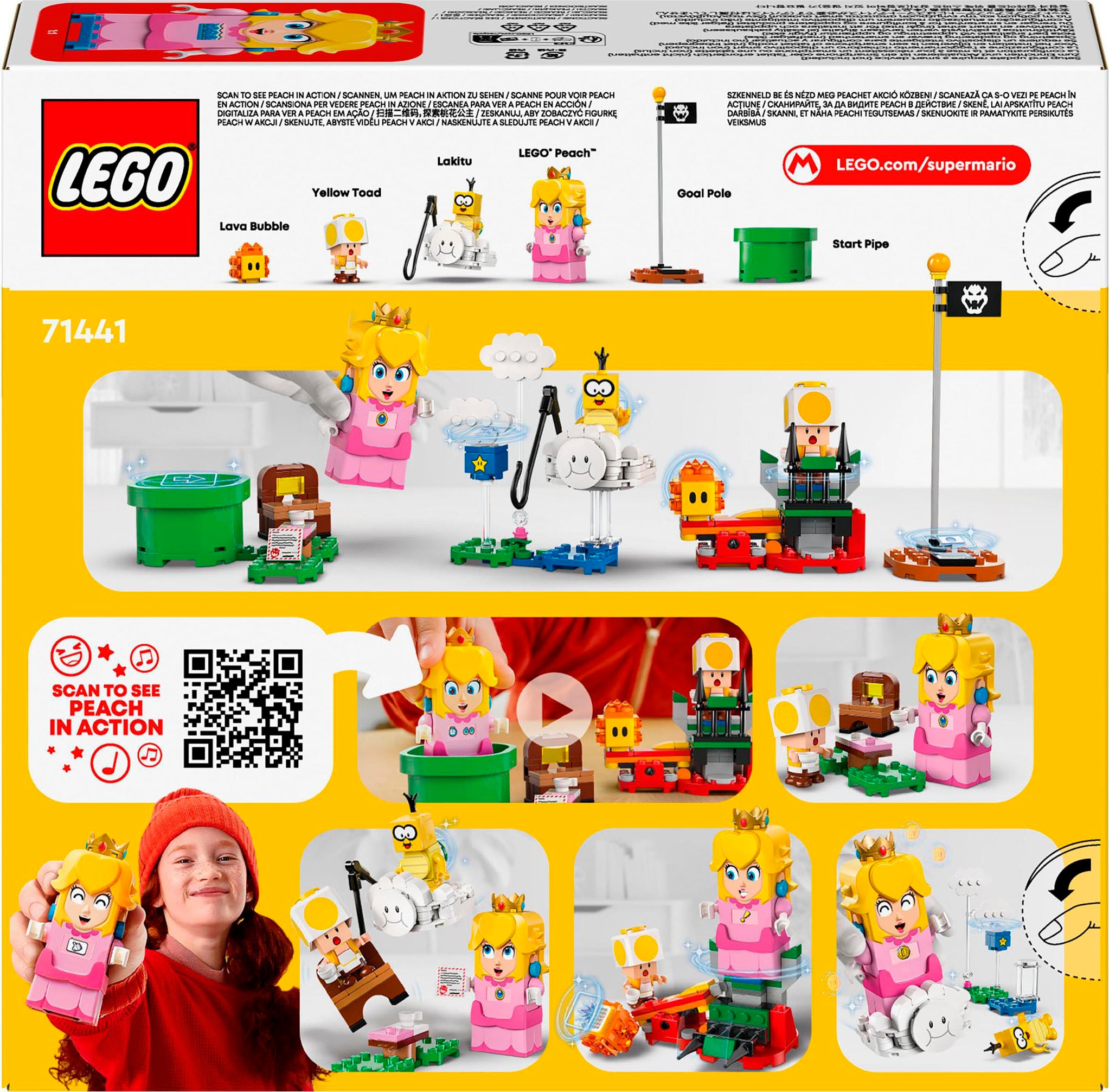 LEGO® Pions de construction »Abenteuer mit der interaktiven LEGO® Peach™ (71441), LEGO Super Mario« Made in Europe