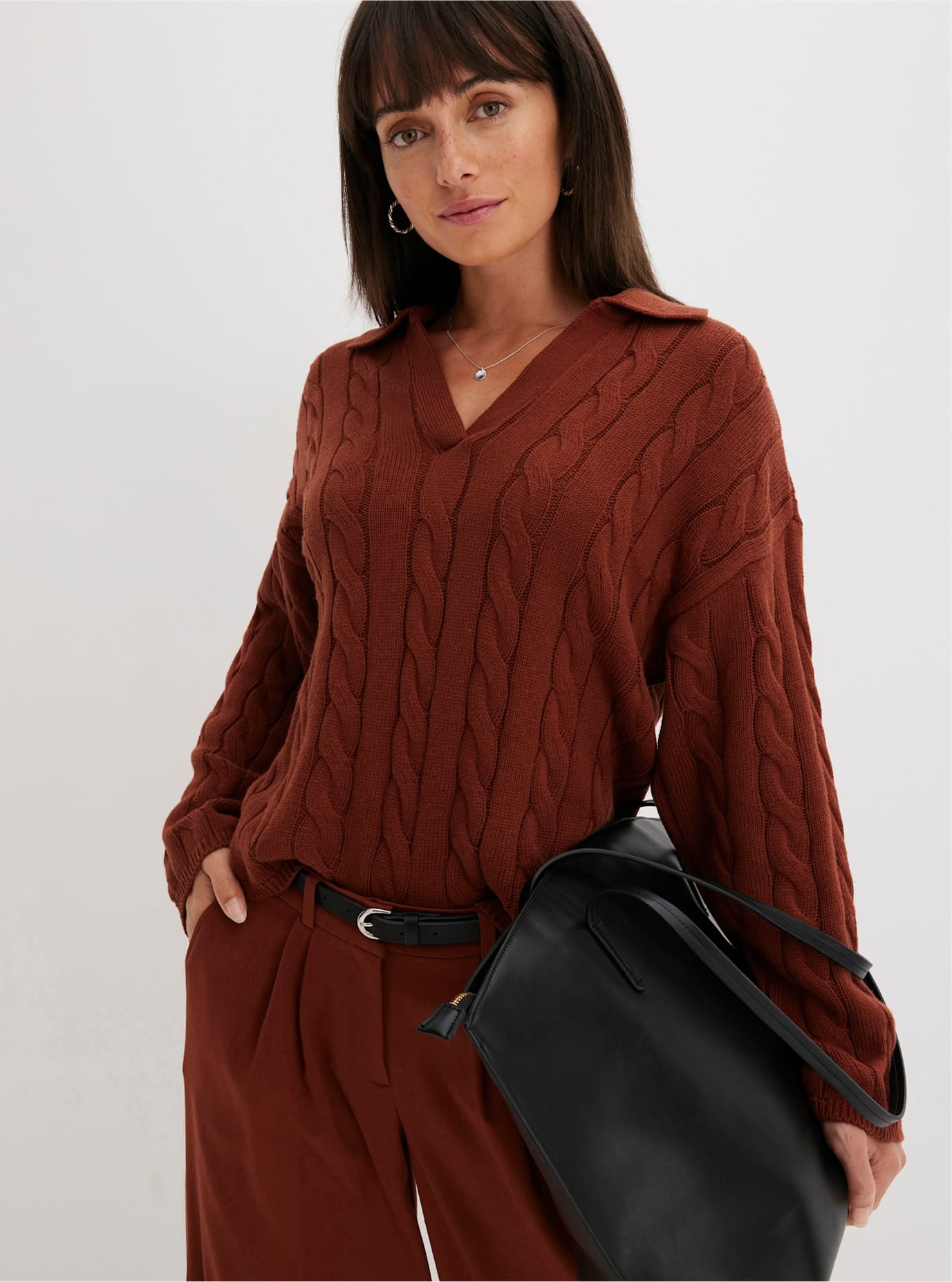 Image of Inspirationen Strickpullover "Polopullover"