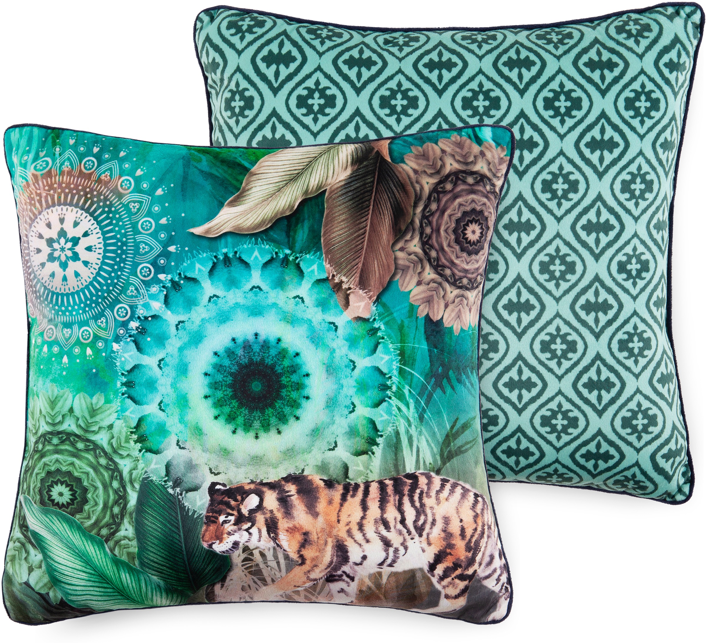 Image of hip Dekokissen »Yukon«, (1 St., 1 48x48 cm Dekokissen-Mit Biese), mit Mandala bei Ackermann Versand Schweiz