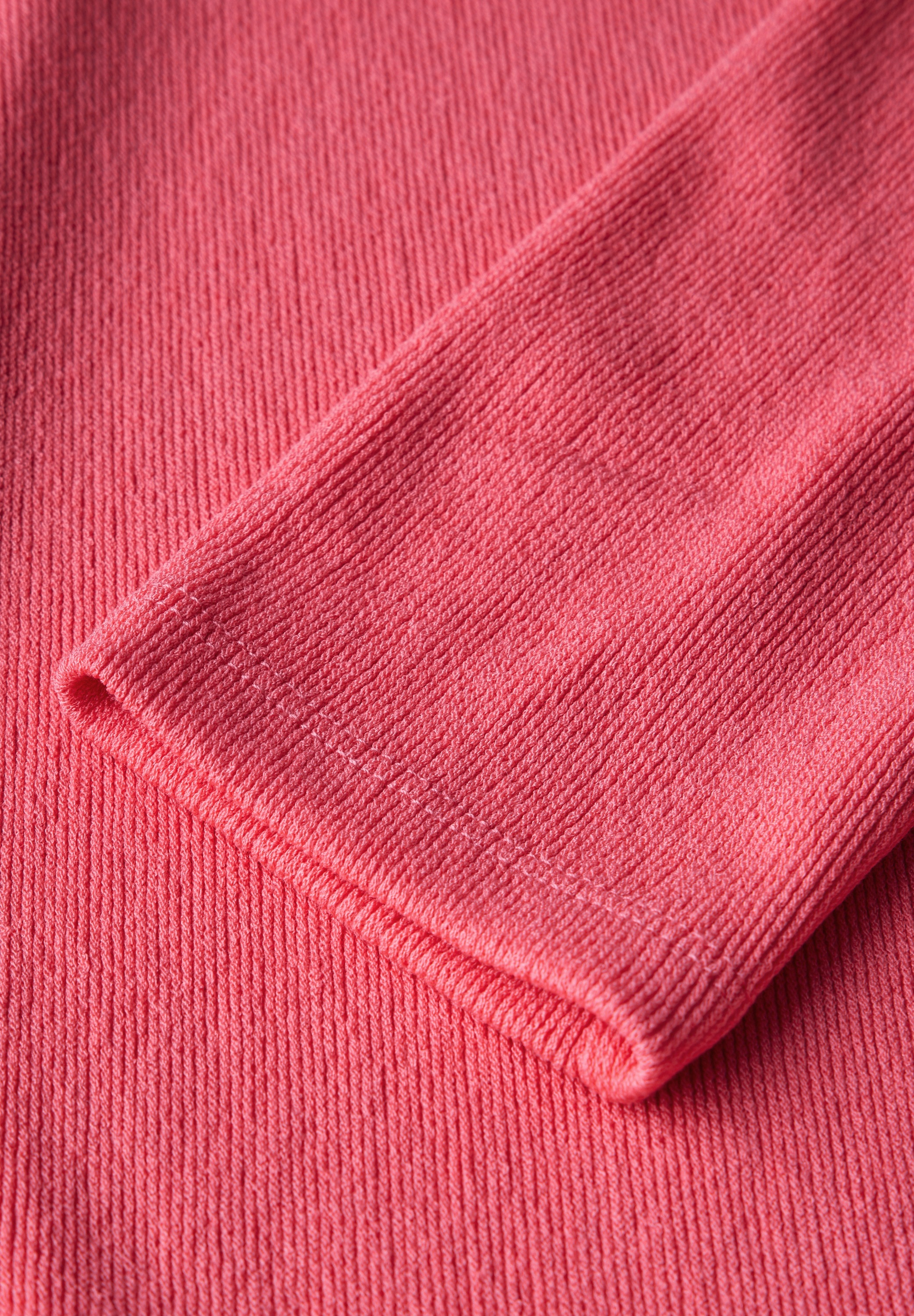 STREET ONE Rollkragenpullover, mit Struktur
