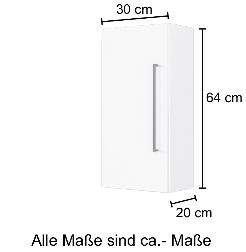 welltime Hängeschrank »Luena«, Breite 30 cm, mit verstellbaren Einlegeböden