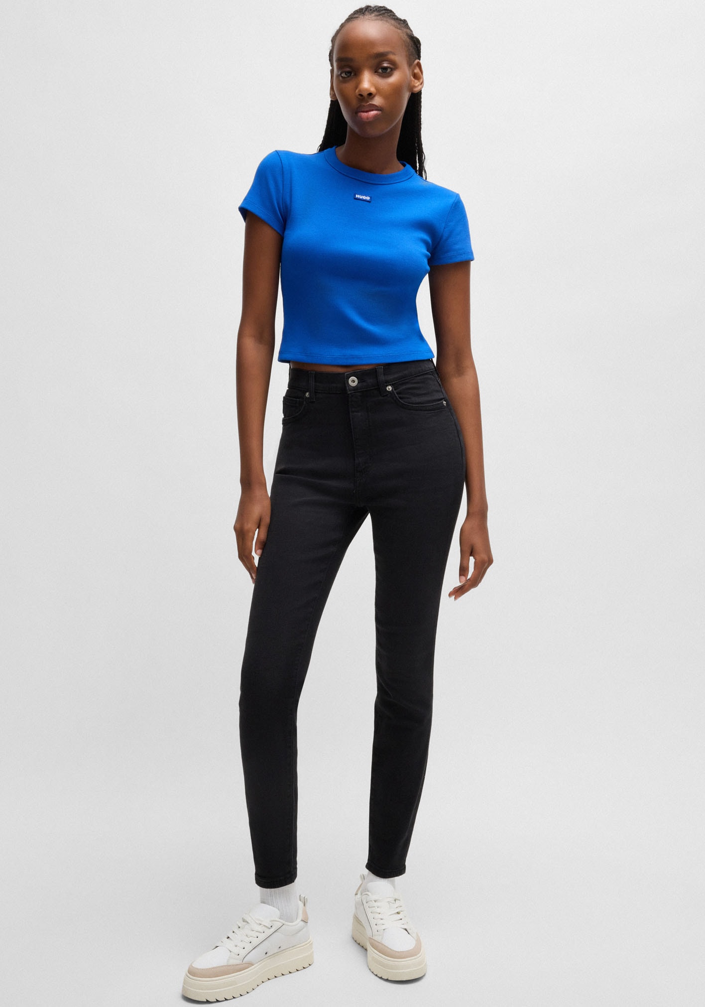 HUGO Blue Skinny-fit-Jeans »Malu«, Skinny Fit mit mittlerer Leibhöhe