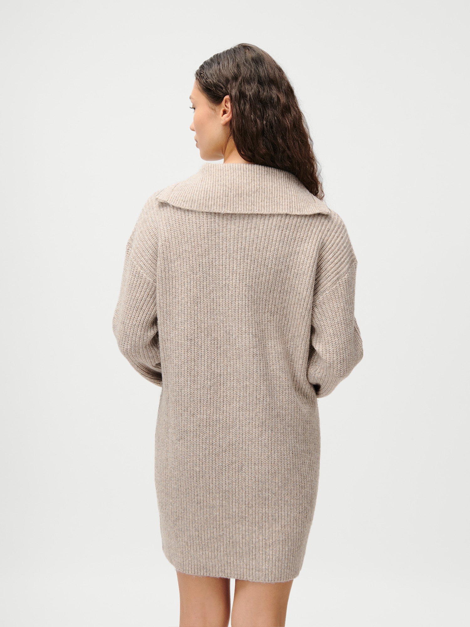 LeGer Robe en tricot »Noelia, LeGer by Lena Gercke« Stehkragen mit Reissverschluss, Grobstrick