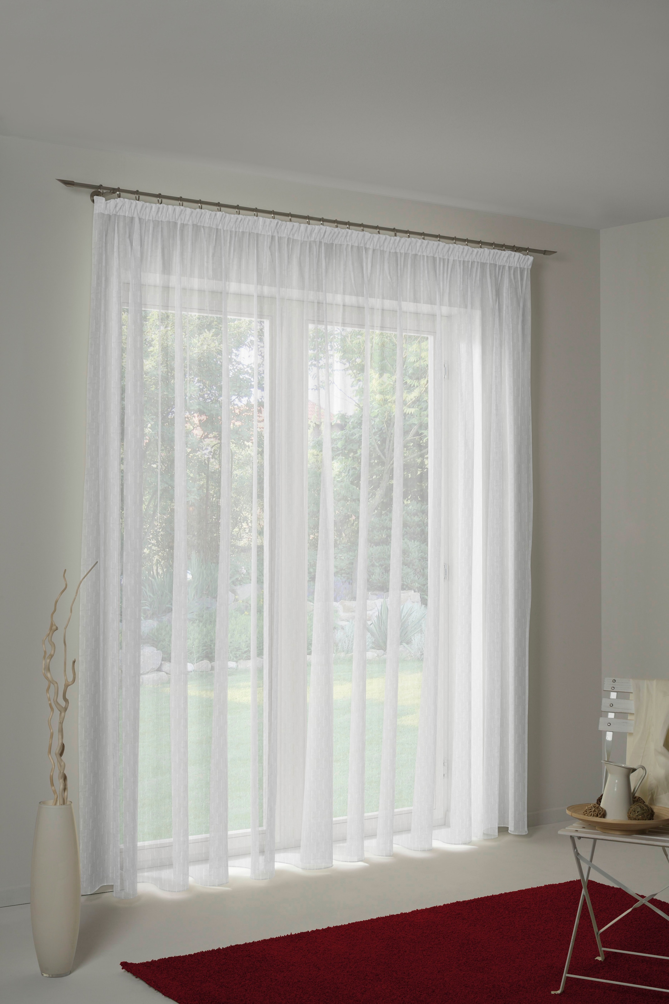 Image of Wirth Vorhang "Hanna mit Faltenband" Faltenband 1 Stk. tlg. Store