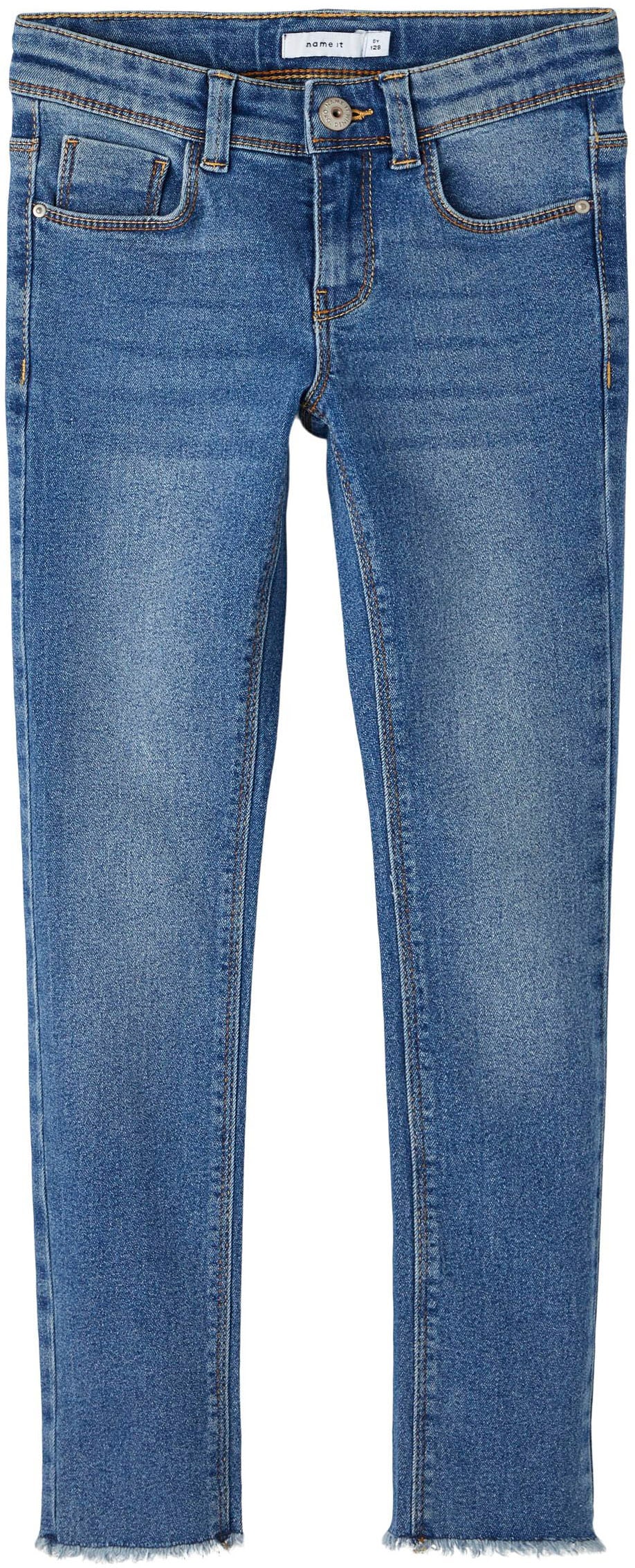 Mindestbestellwert Name JEANS Skinny-fit-Jeans It Trendige 1191-IO bestellen Used-Optik »NKFPOLLY NOOS«, SKINNY ohne