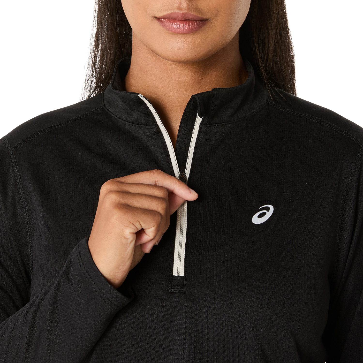 Asics Laufshirt »ASICS ICON 1/2 ZIP LS TOP«