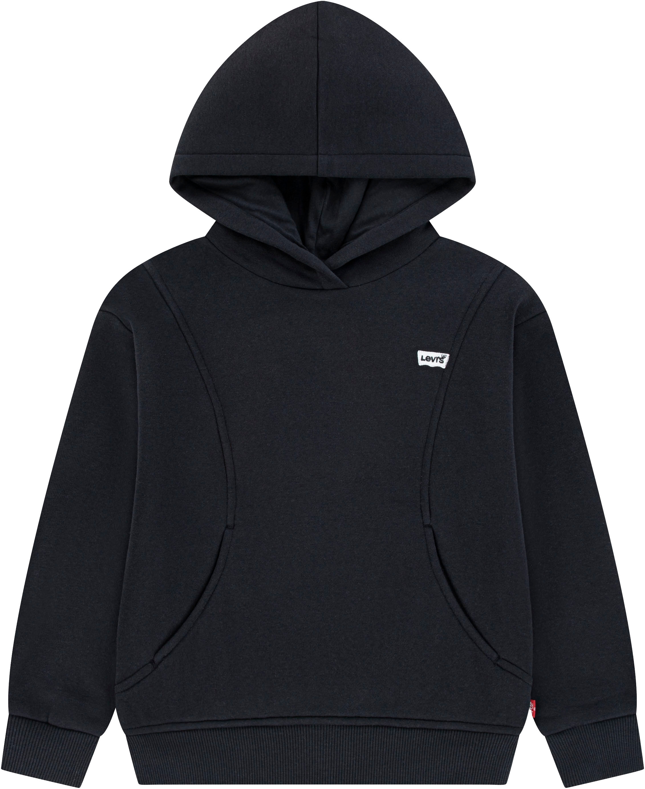 Image of Levis Kids Kapuzensweatshirt "LVG BATWING PATCH HOODIE", mit Daumenloch