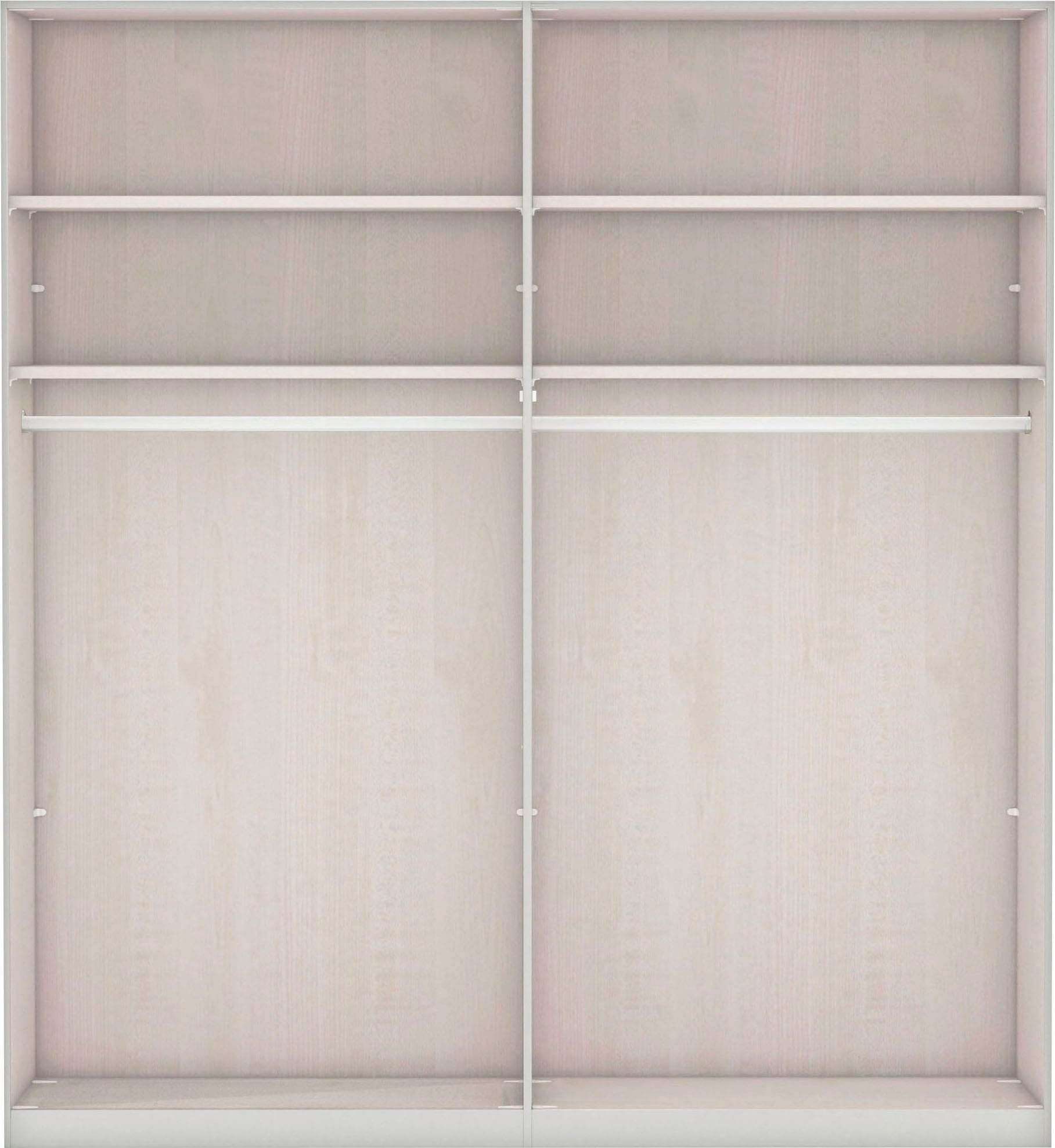 WIEMANN Drehtürenschrank »Göteborg, Kleiderschrank, Schrank, Wäscheschrank«, (4 Breiten, MADE IN GERMANY), inkl. Türendämpfung, langlebige Qualität, viel Stauraum