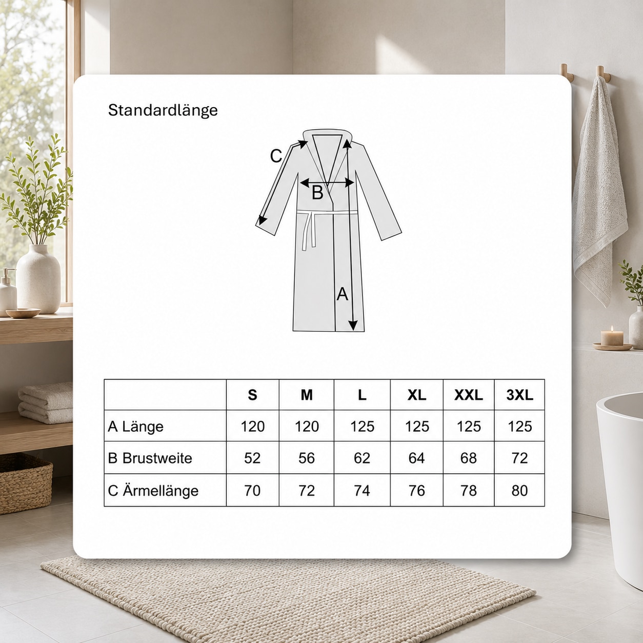 GOODproduct Unisex-Bademantel »Vanessa, ideal für Sauna & Spa, Hotelbademantel, Morgenmantel« 1 Stk. Taschen, Damen & Herren, Waffelpiqué, sehr leichte Qualität, S-3XL