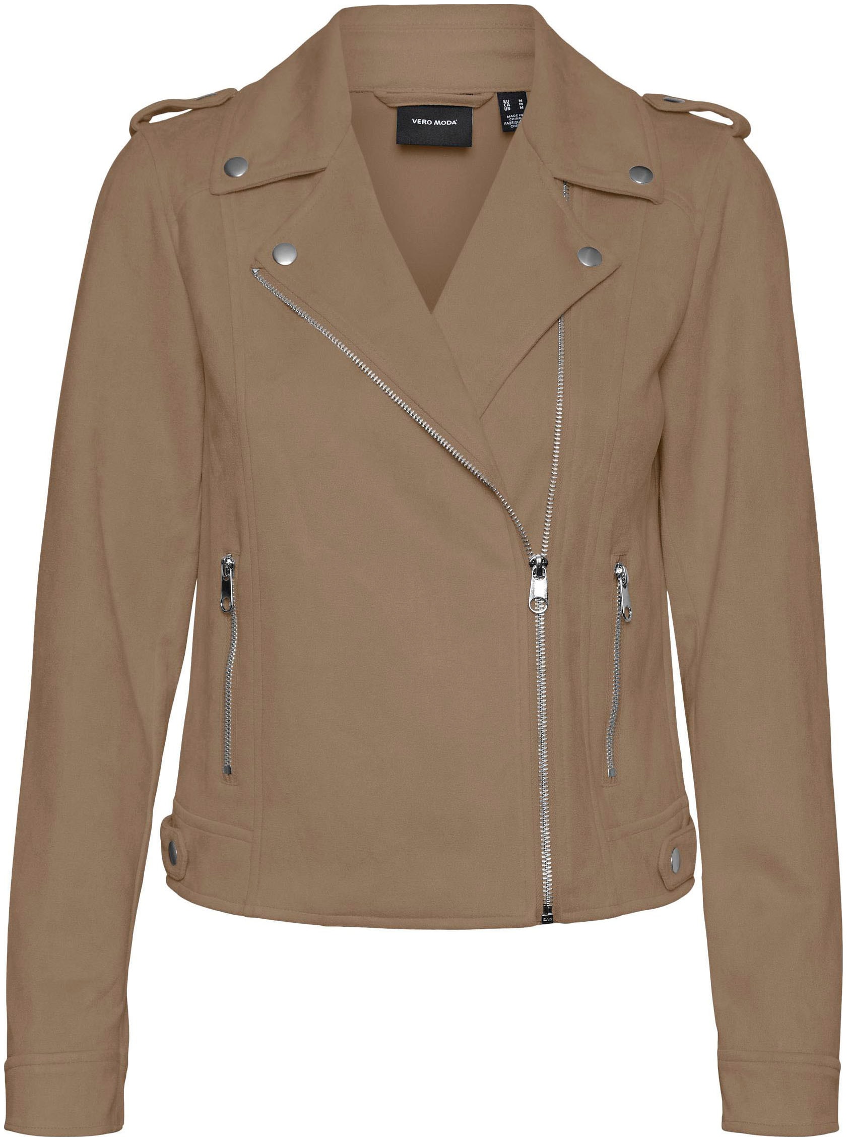 Image of Vero Moda Bikerjacke »VMBOOSTBIKER FAUXSUEDE JACKET« bei Ackermann Versand Schweiz