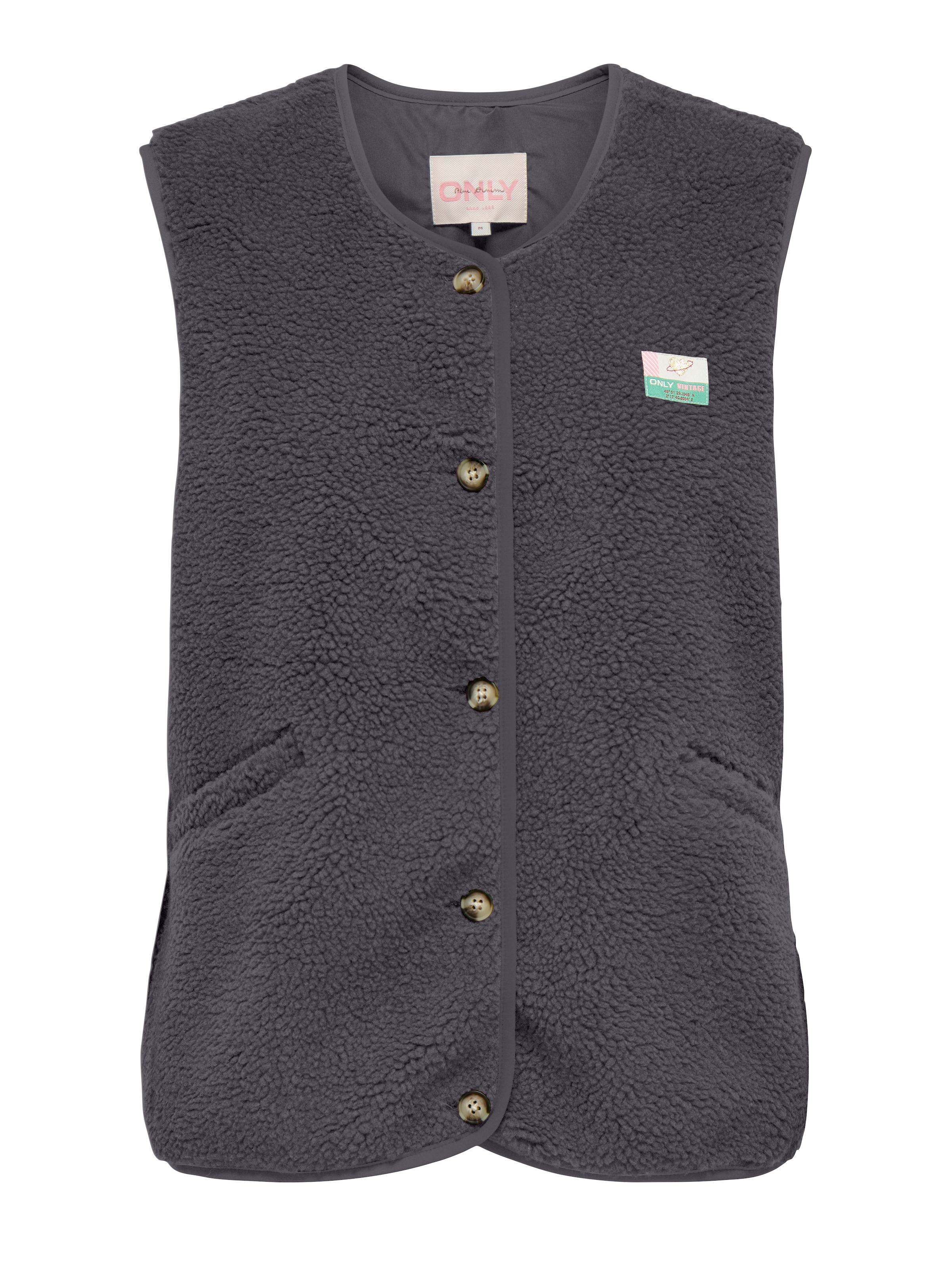 ONLY »ONLBABY LIFE TEDDY VEST PNT CS« fibre synthétique