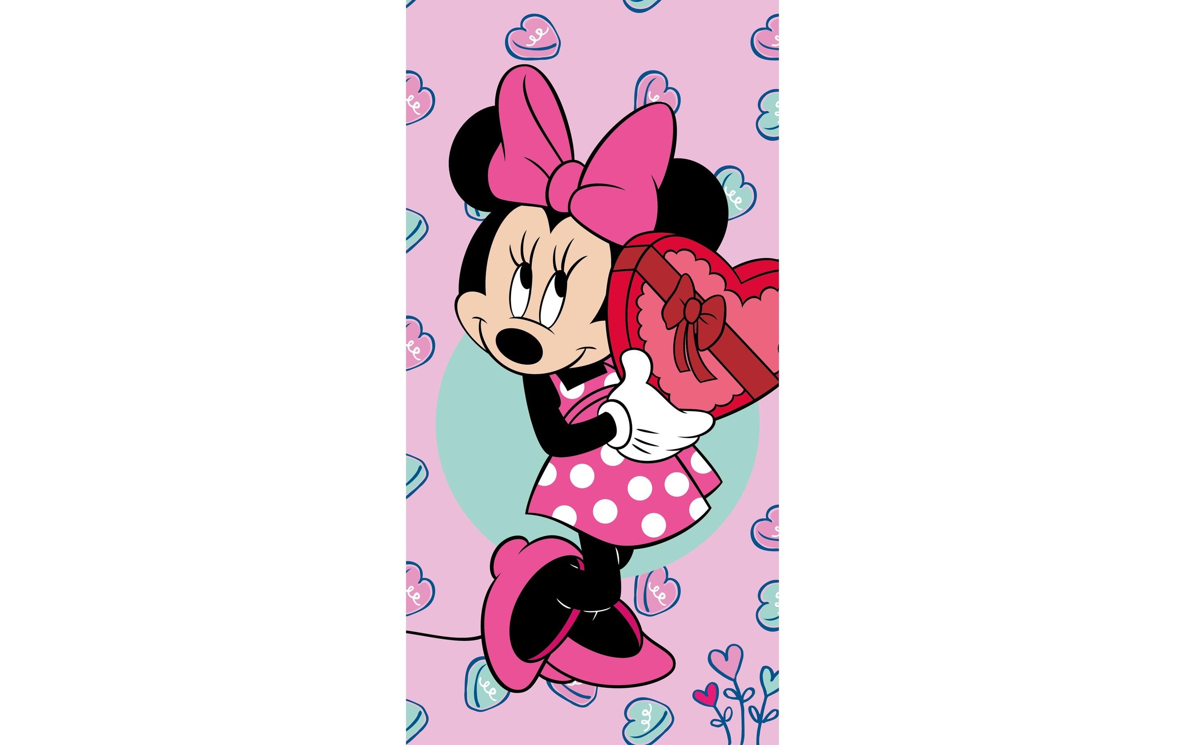 Image of Badetuch "Jerry Fabrics Minnie 70 x 140 cm"