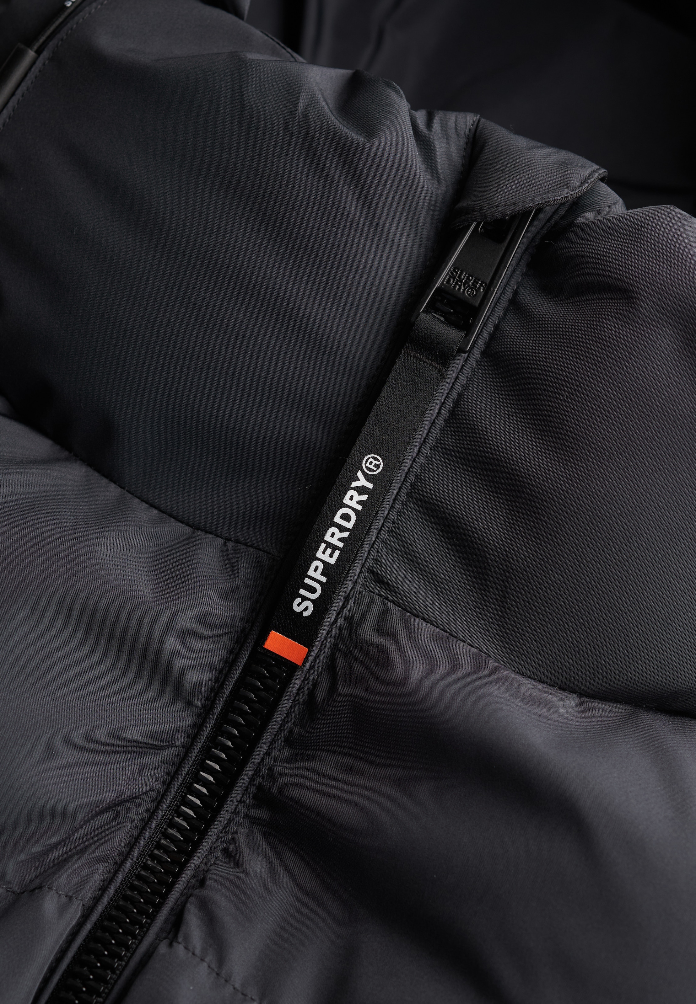 Superdry Steppjacke »HOODED SPORTS PUFFER JACKET«, mit Kapuze