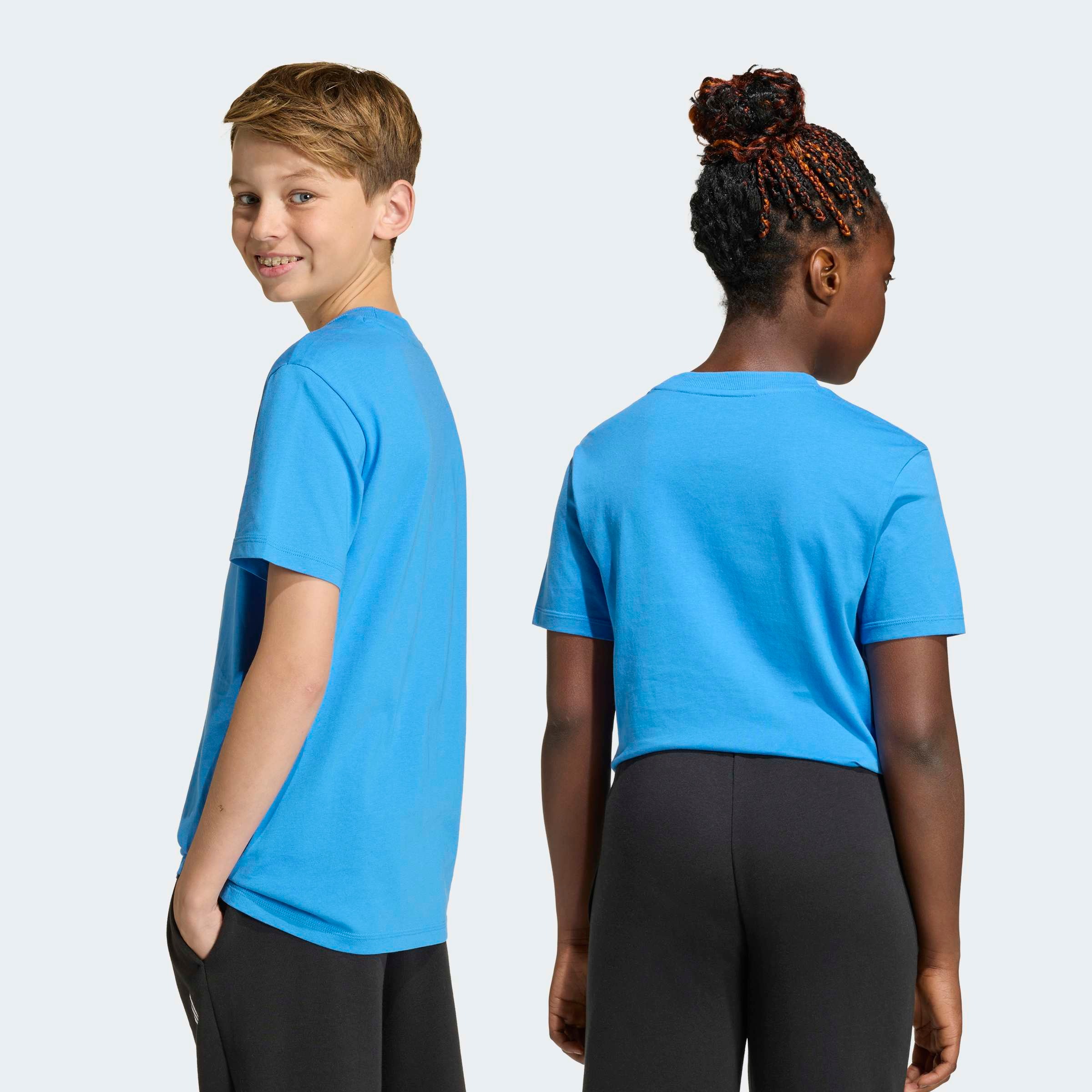 adidas Sportswear T-shirt »ESSENTIALS KIDS« Pour enfants, col rond, sans fermeture, en coton