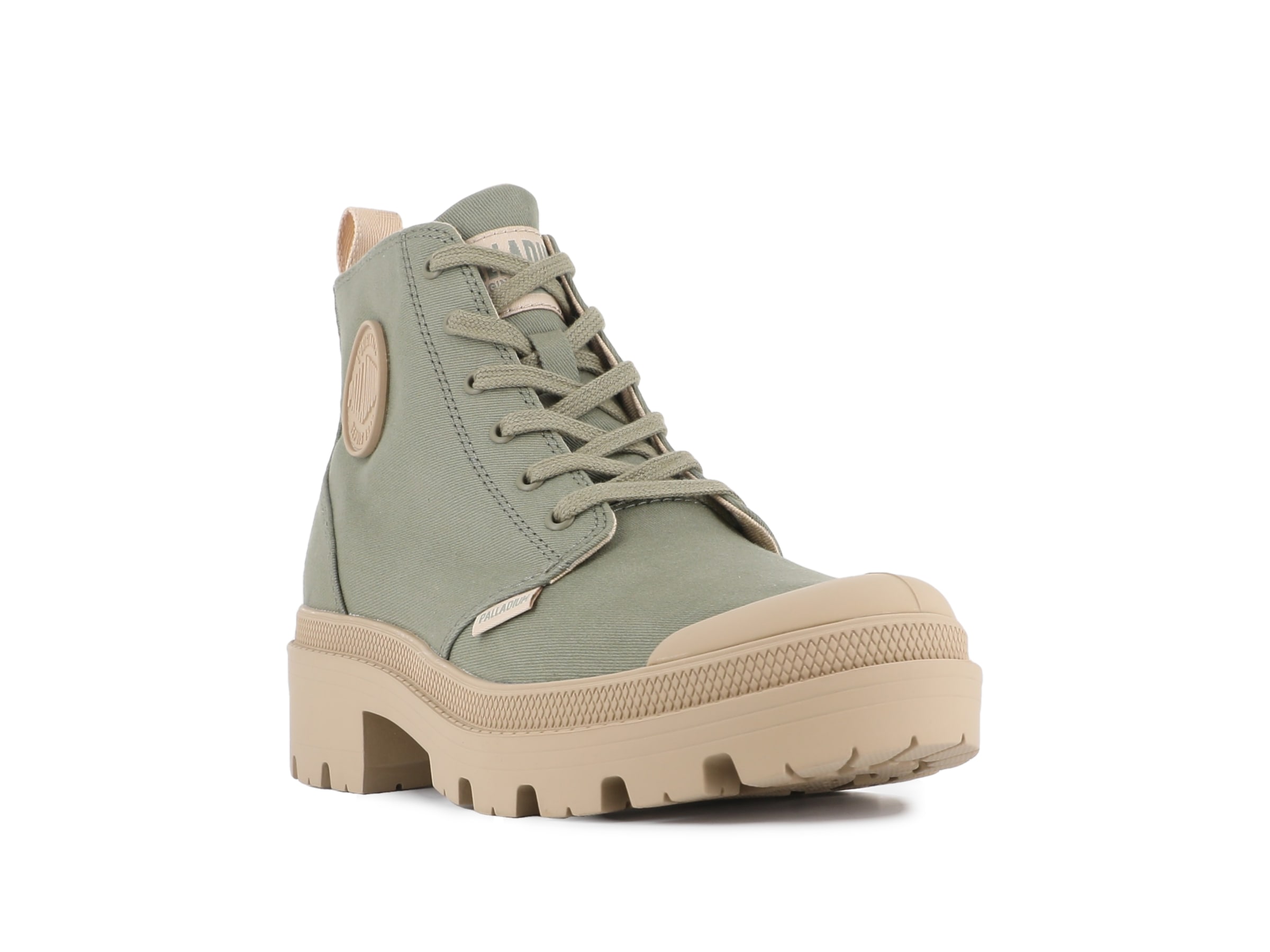 Palladium Bottes à lacets »PALLABASE TWILL«  bottes à lacets, boots en toile avec fermeture éclair