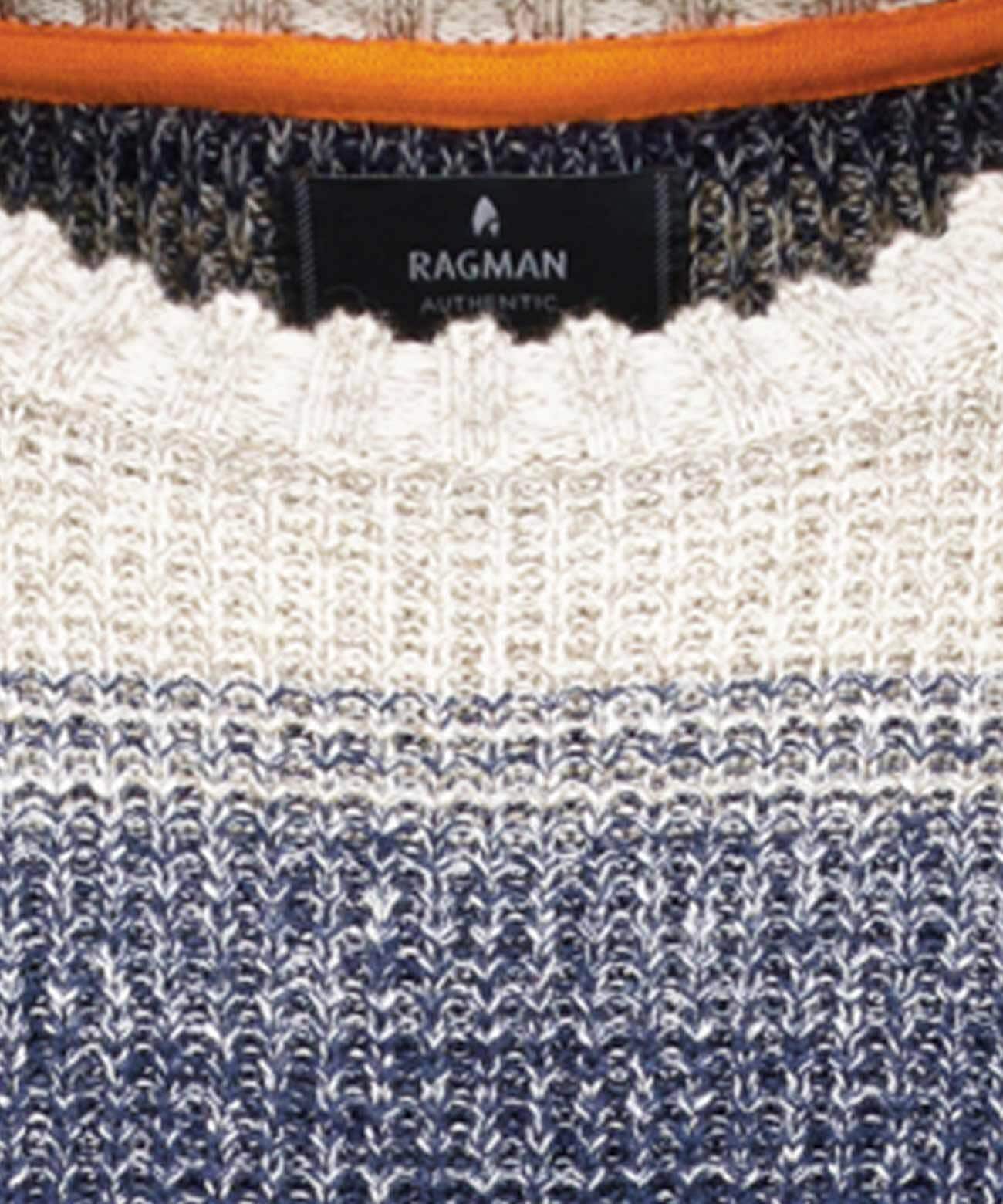 RAGMAN Rundhalspullover