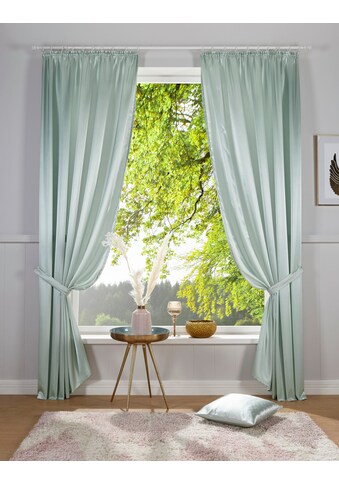 DELAVITA Vorhang »Glanzsatin«, Inklusive Raffhalter kaufen DELAVITA Vorhang »Glanzsatin«, Inklusive Raffhalter kaufen