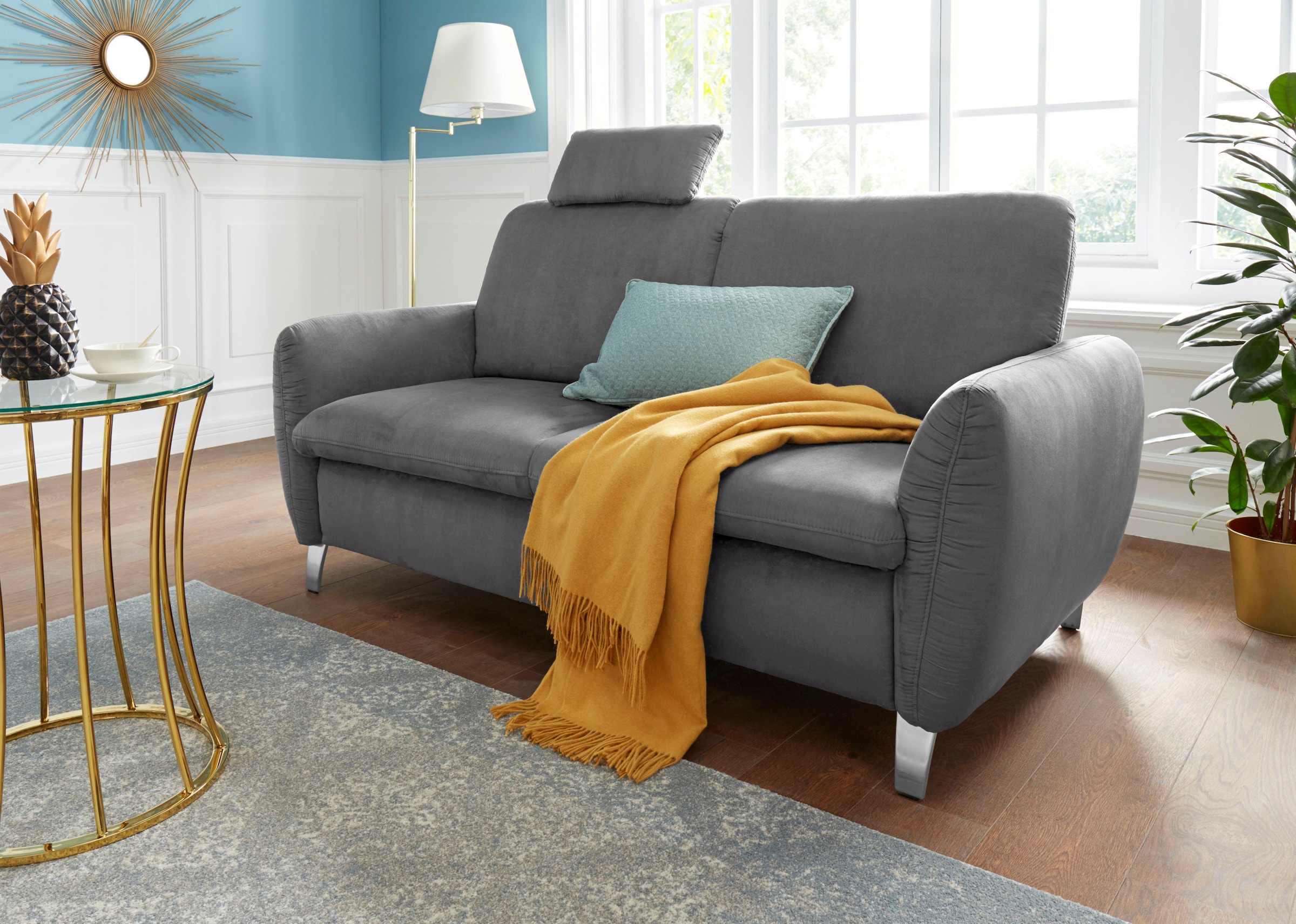sit&more 2,5-Sitzer »Daytona« inklusive Federkern und einer Kopfstütze