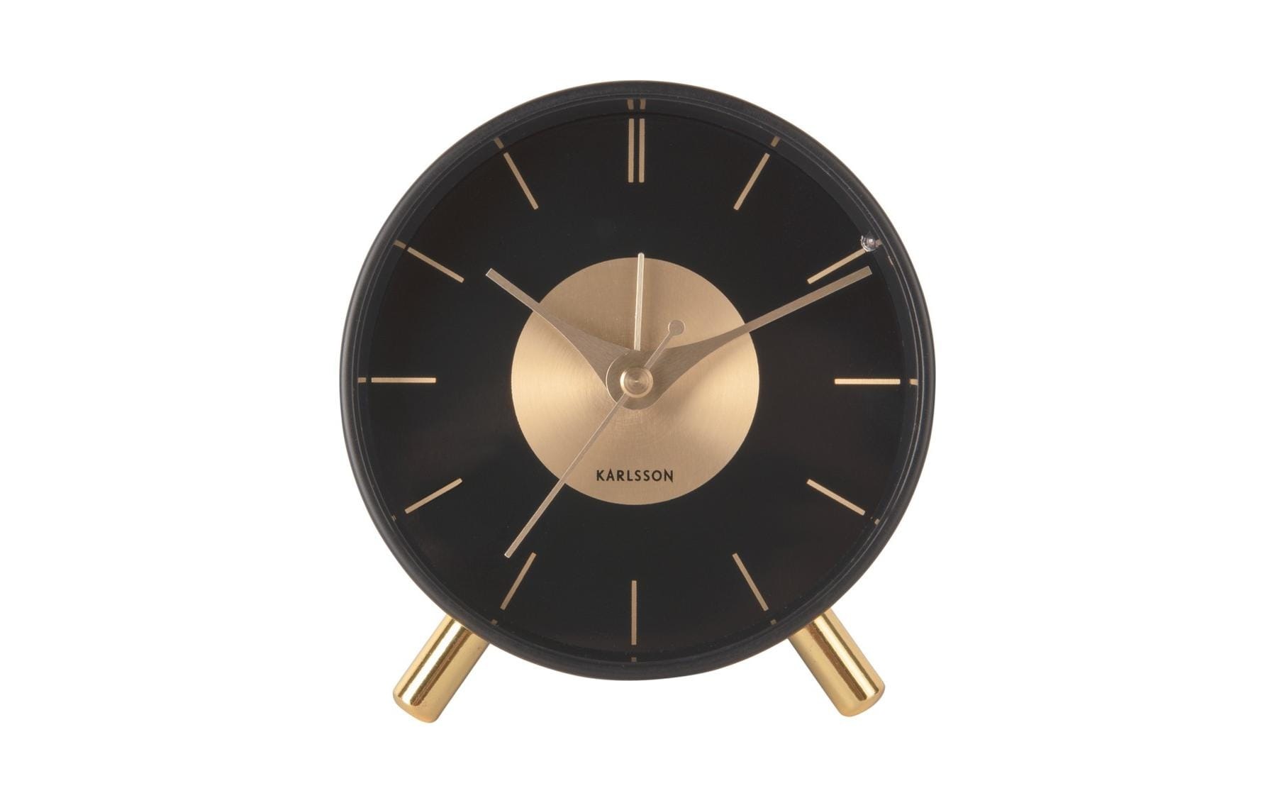 Karlsson Wecker »Goldfarben Disc Goldfarben/Schwarz«