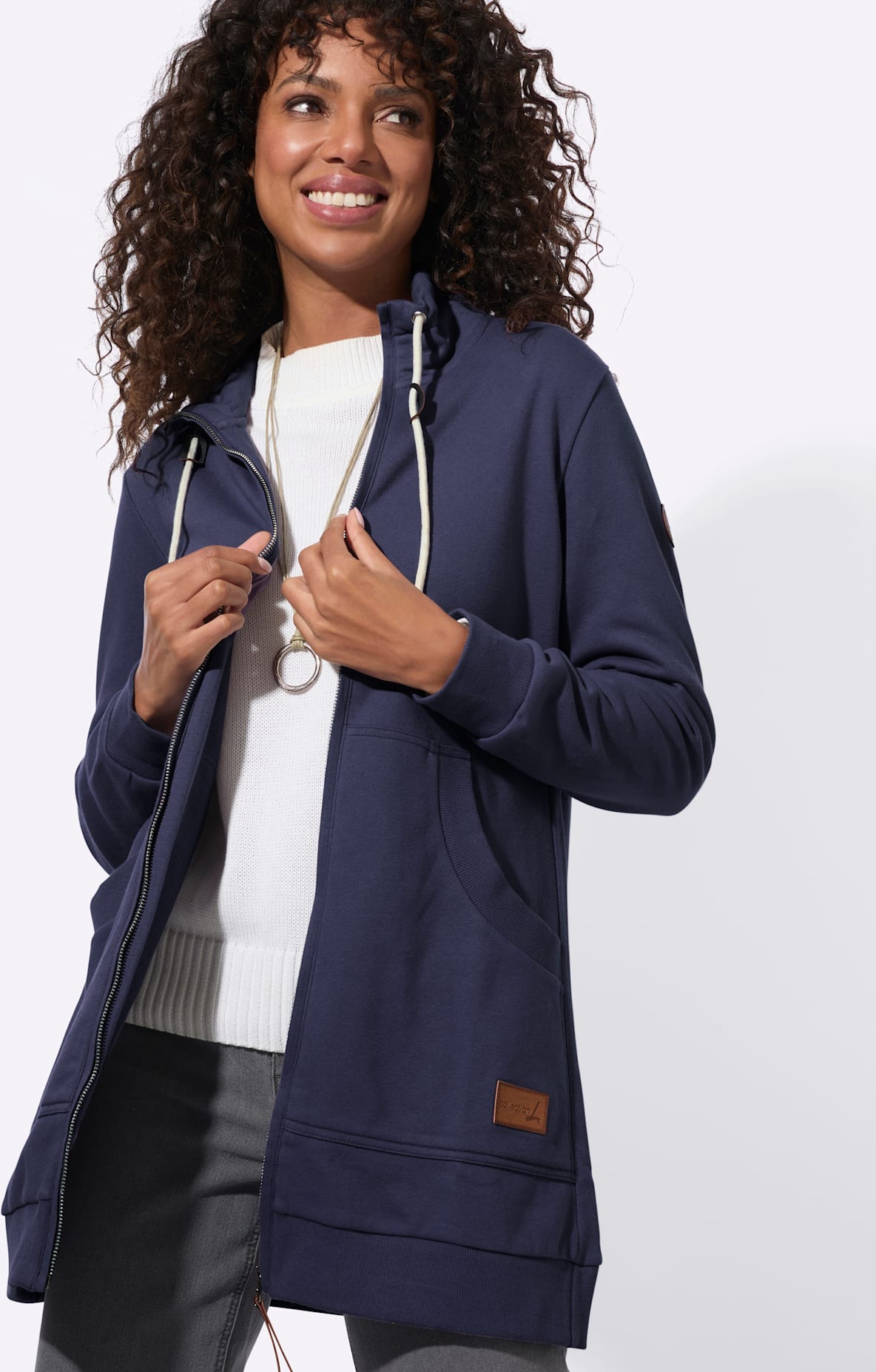 Casual Looks Veste chemise »Sweatshirtjacke« 1