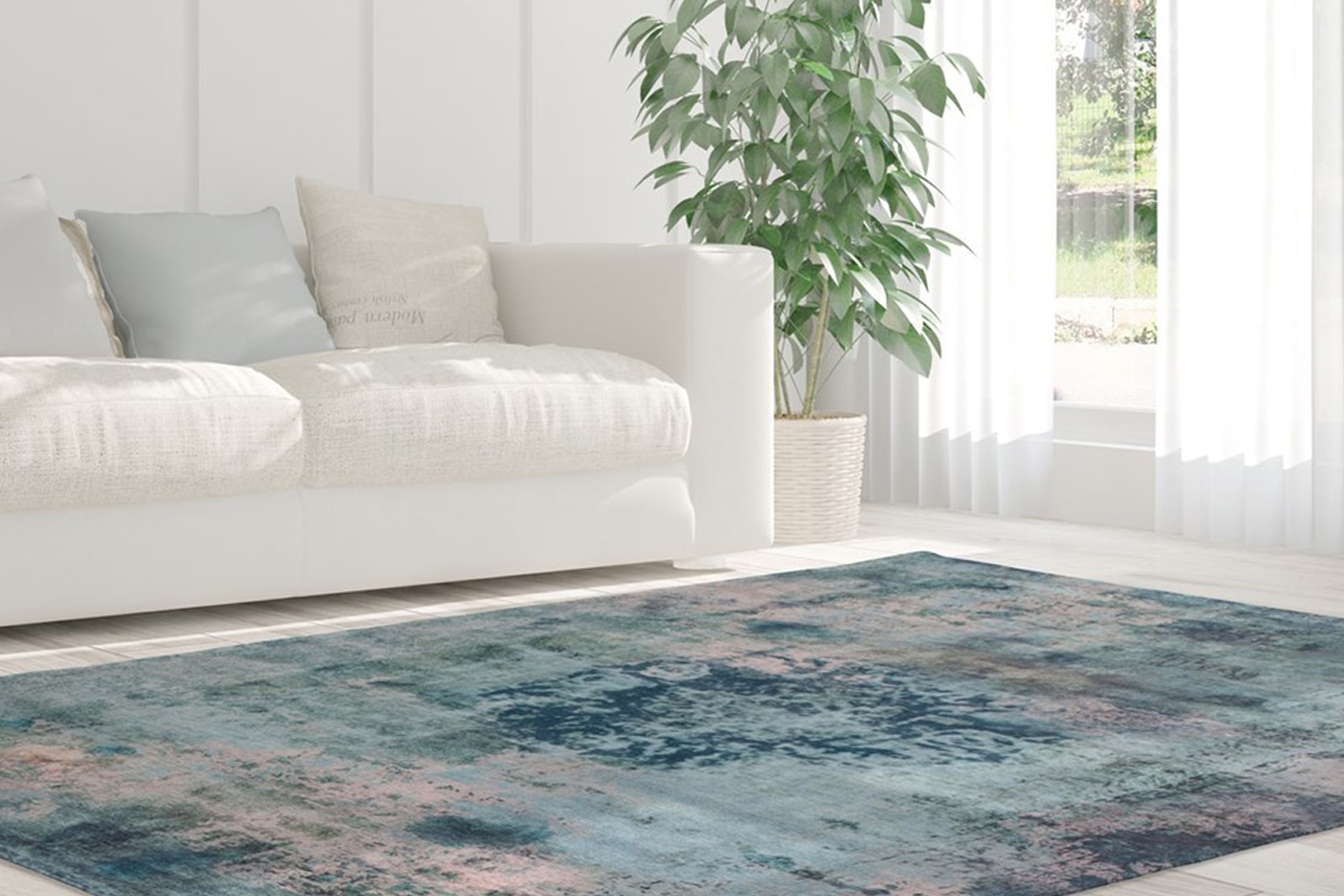 calo-deluxe Teppich »Layata 8034«, rechteckig, 9 mm Höhe, Kurzflor, Wohnzimmer