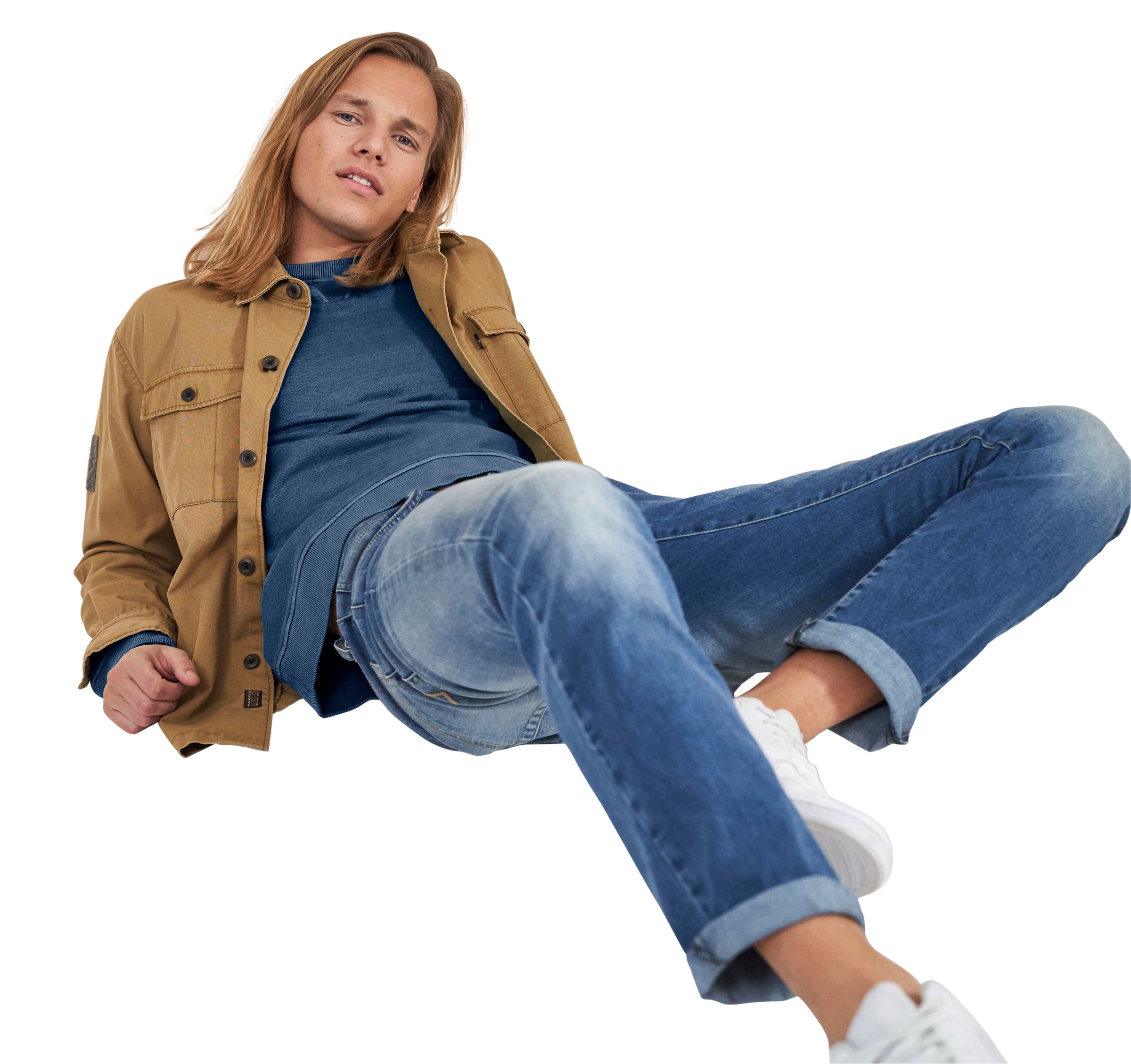 TOM TAILOR Polo Team 5-Pocket-Jeans »DAVIS«, mit used Waschung