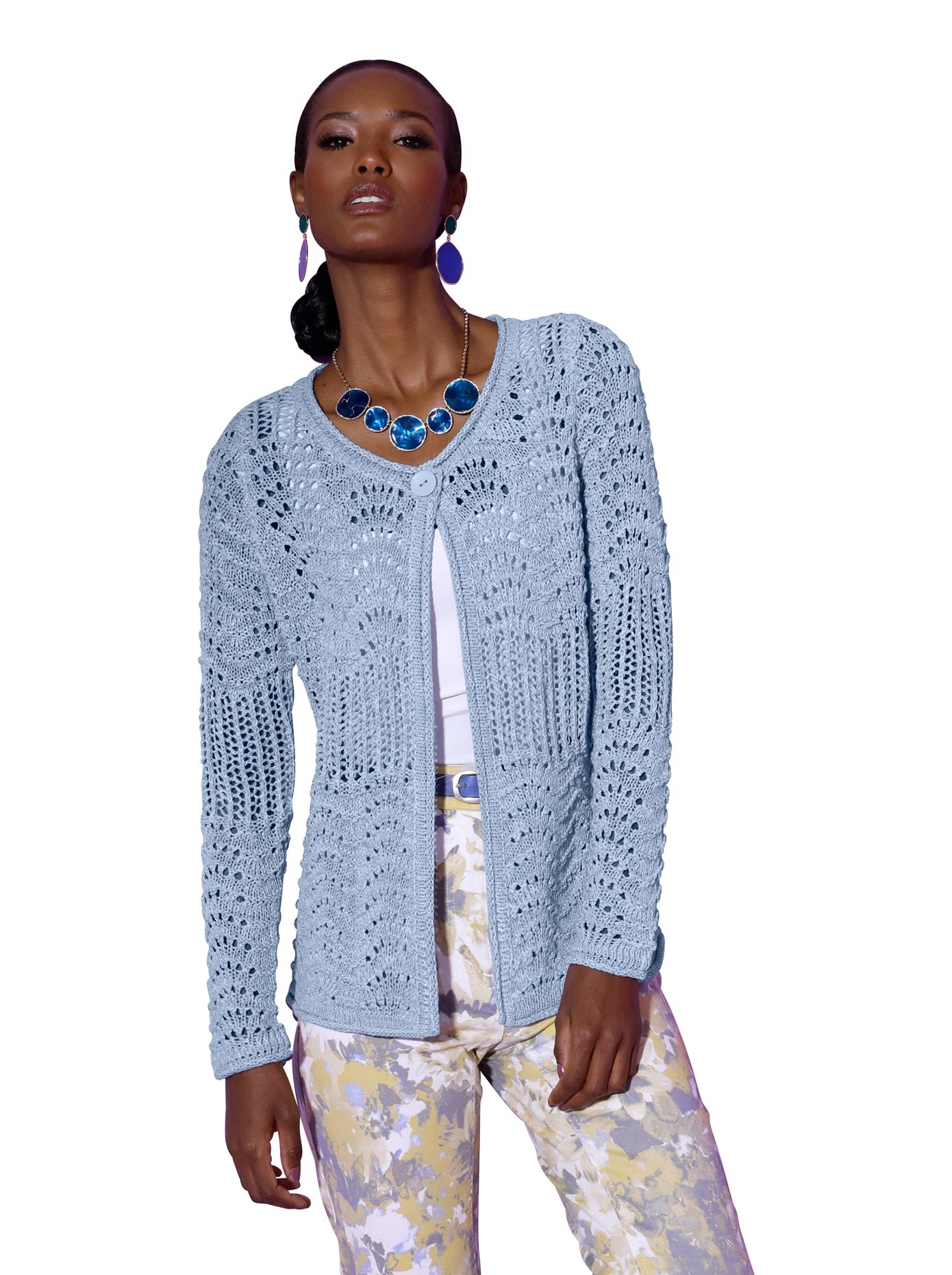 Image of creation L Ajourstrickjacke bei Ackermann Versand Schweiz