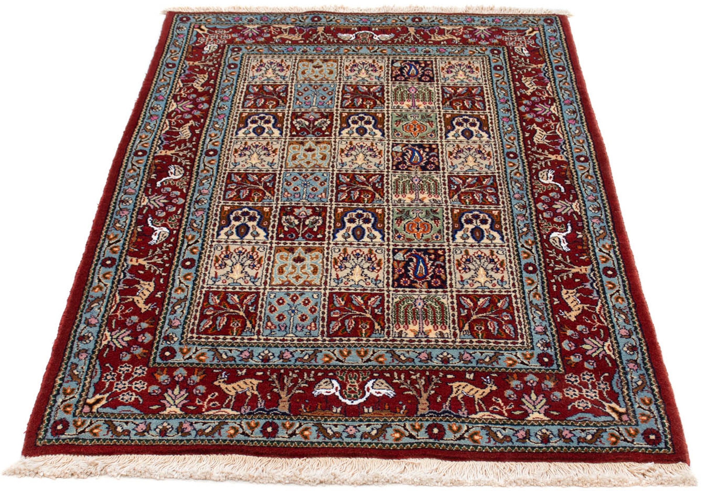 Image of morgenland Orientteppich »Perser - Classic - 151 x 92 cm - mehrfarbig«, rechteckig, 10 mm Höhe, Wohnzimmer, Handgeknüpft, Einzelstück mit Zertifikat bei Ackermann Versand Schweiz
