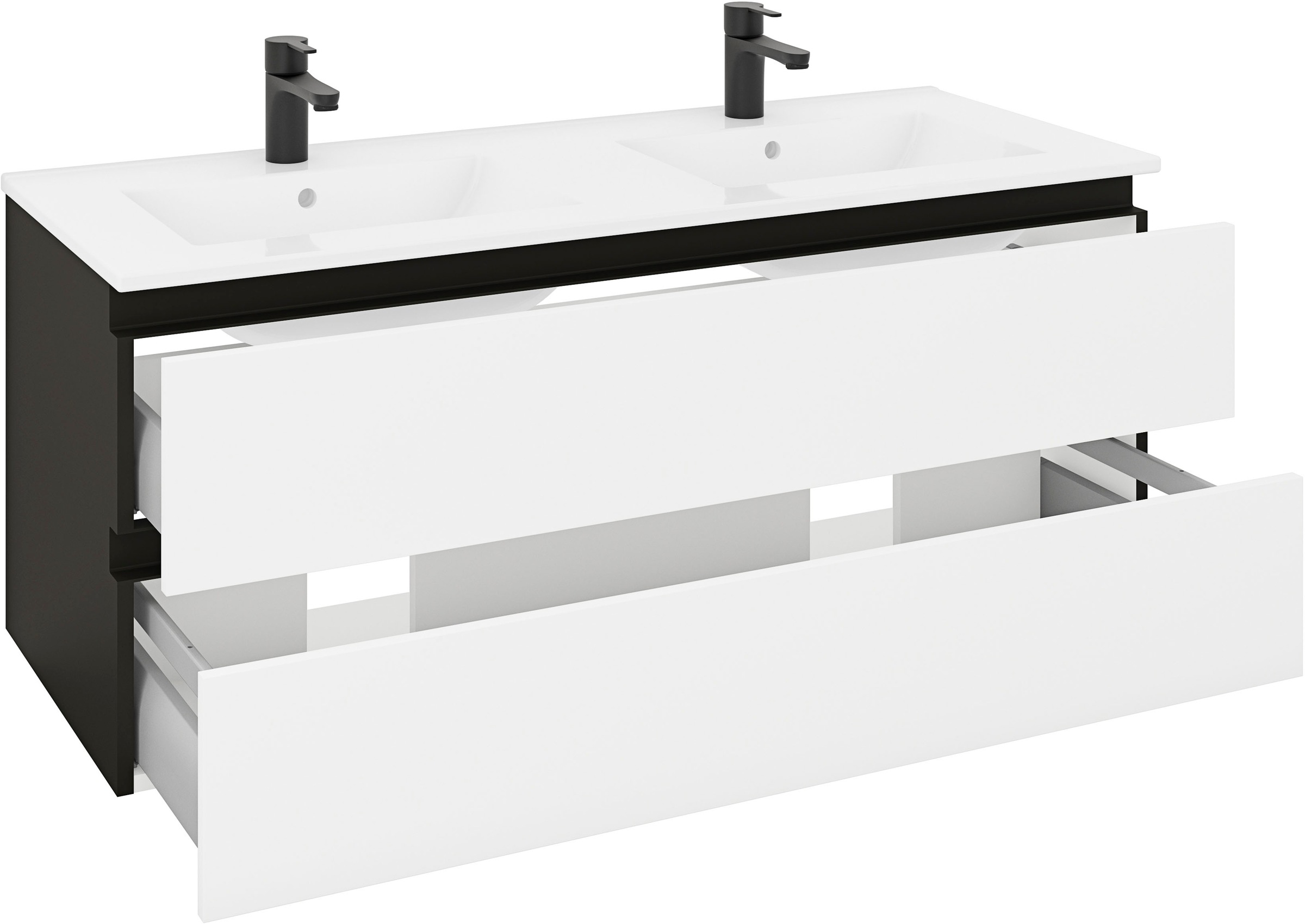MARLIN Waschtisch »3510clarus«, 122 cm breit, Waschplatz inkl. Waschbecken, vormontiert