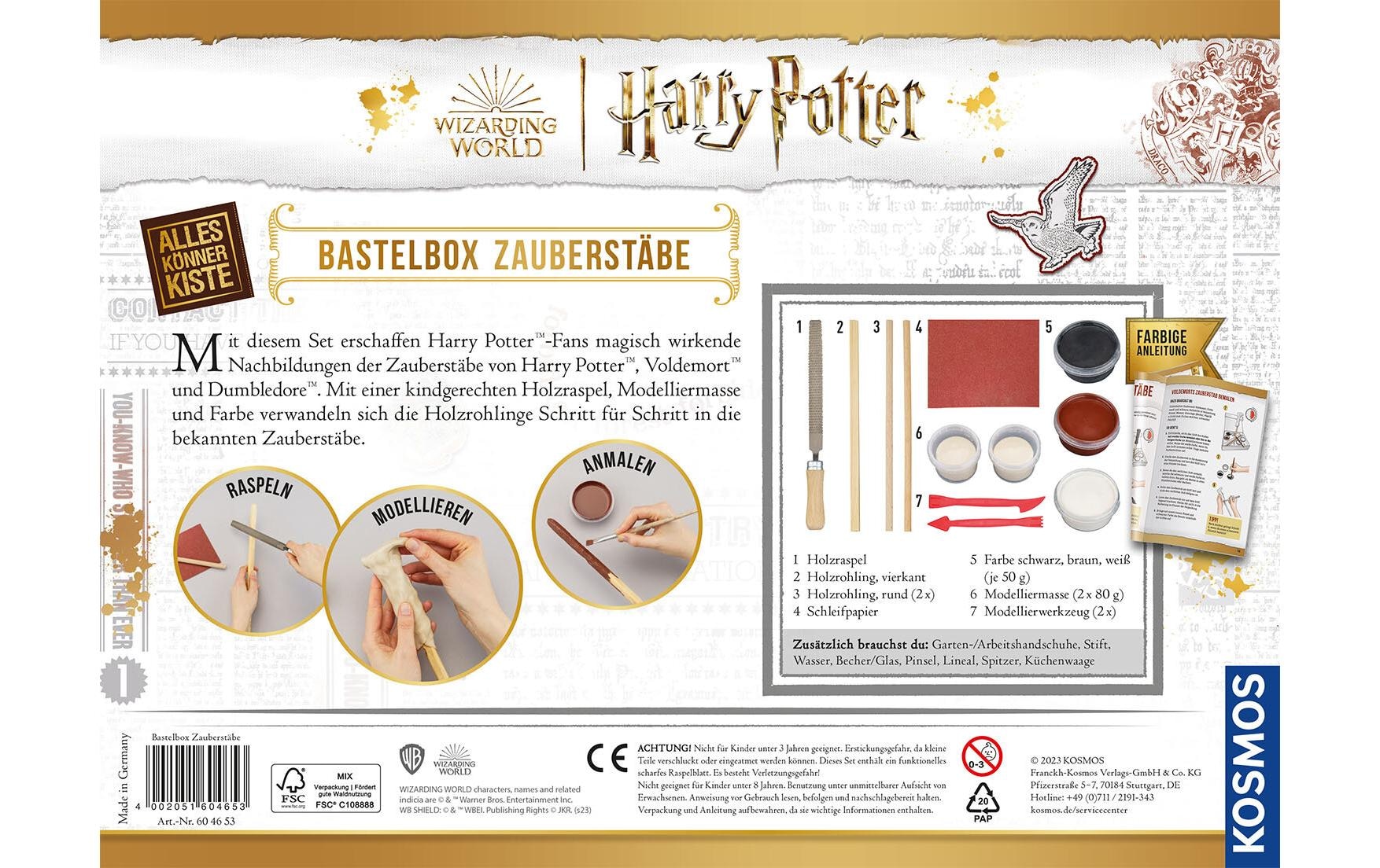 Kosmos Kreativset »Harry Potter – Zauberstäbe«