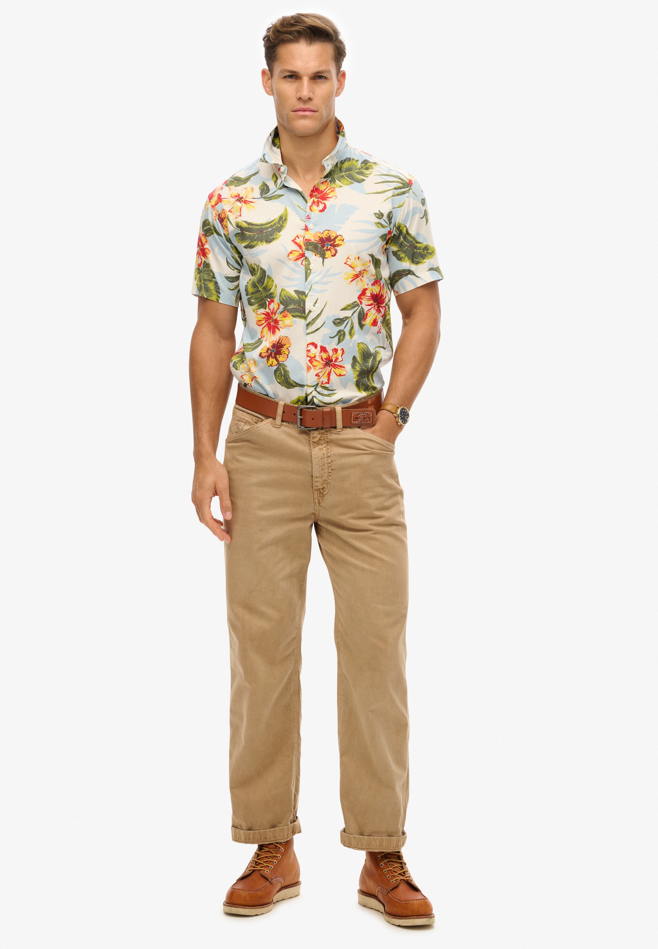Superdry Kurzarmhemd »HAWAIIAN PRINT SHIRT«