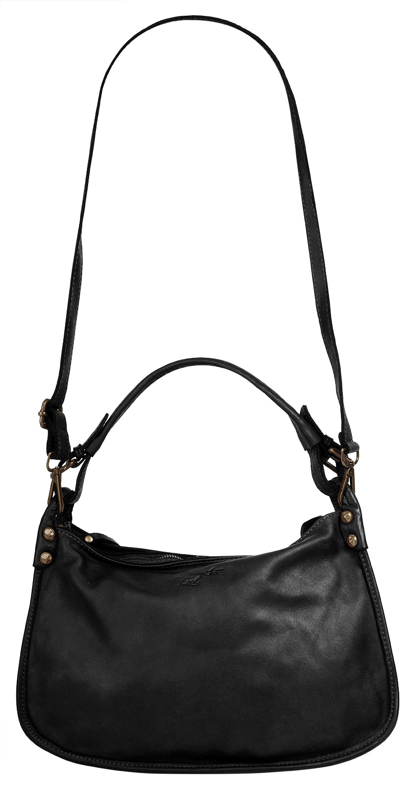 Samantha Look Henkeltasche, echt Leder, Made in Italy
