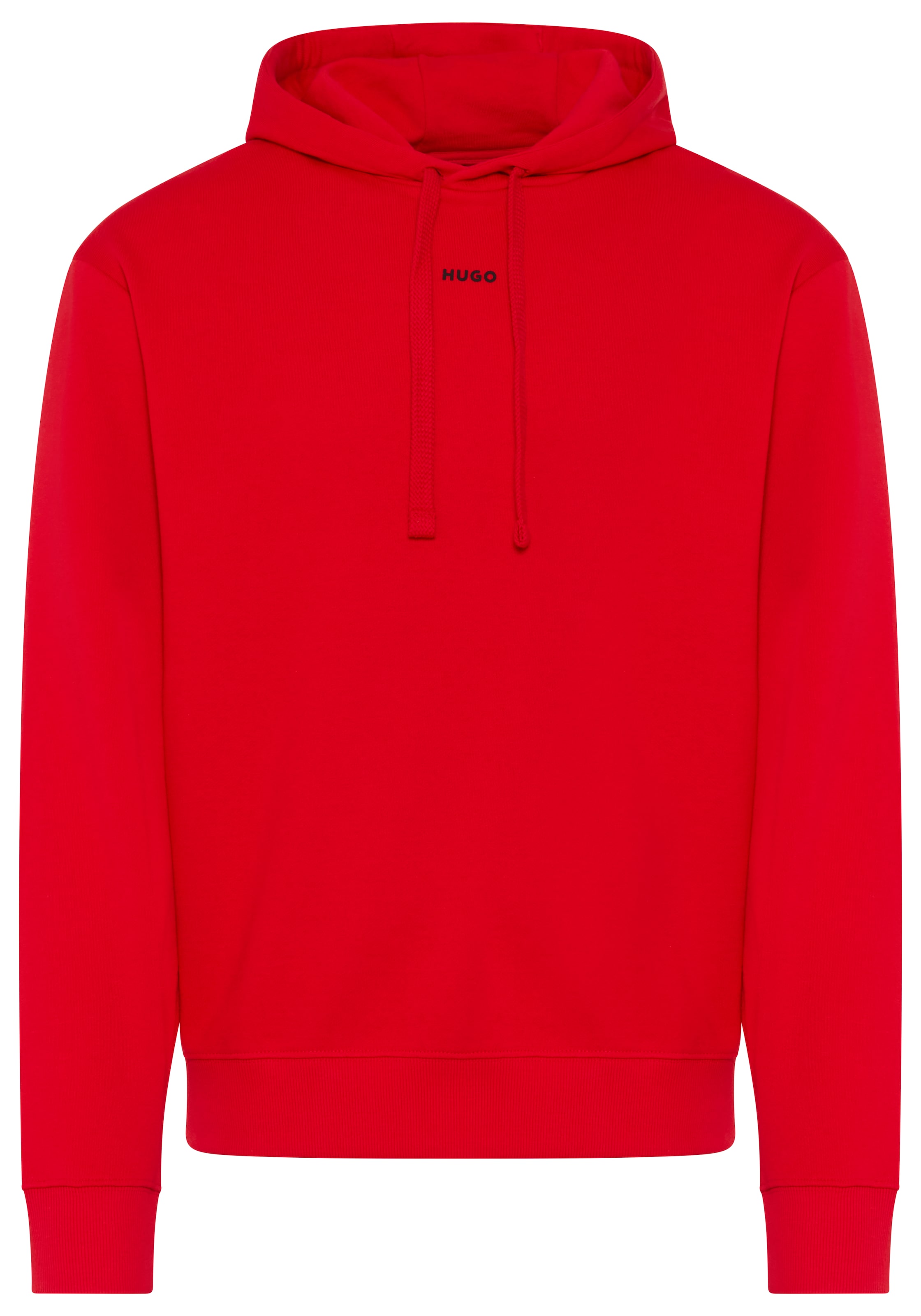 Image of HUGO Kapuzensweatjacke Relaxed Fit, Kapuze, Taschen