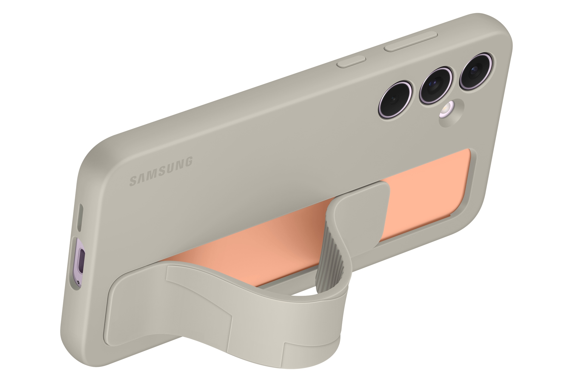 Samsung Handyhülle »Standing Grip Case für Samsung Galaxy A55«, Backcover, Schutzhülle, Handyschutzhülle, Case, Schutzcase, stossfest