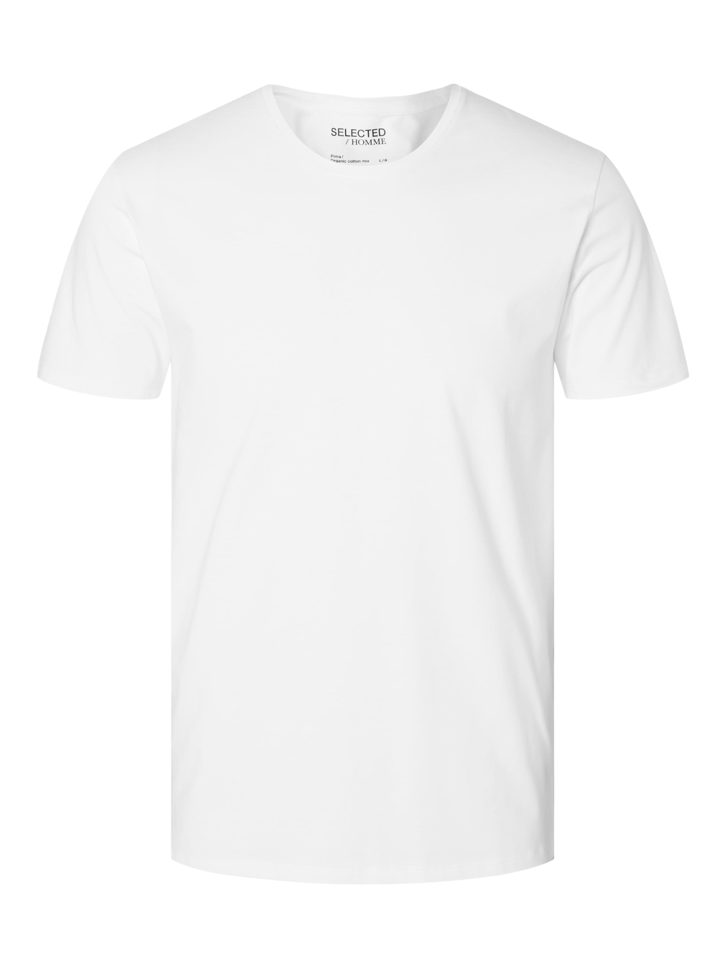 SELECTED Rundhalsshirt »SLHNEWPIMA SS O-NECK TEE NOOS«