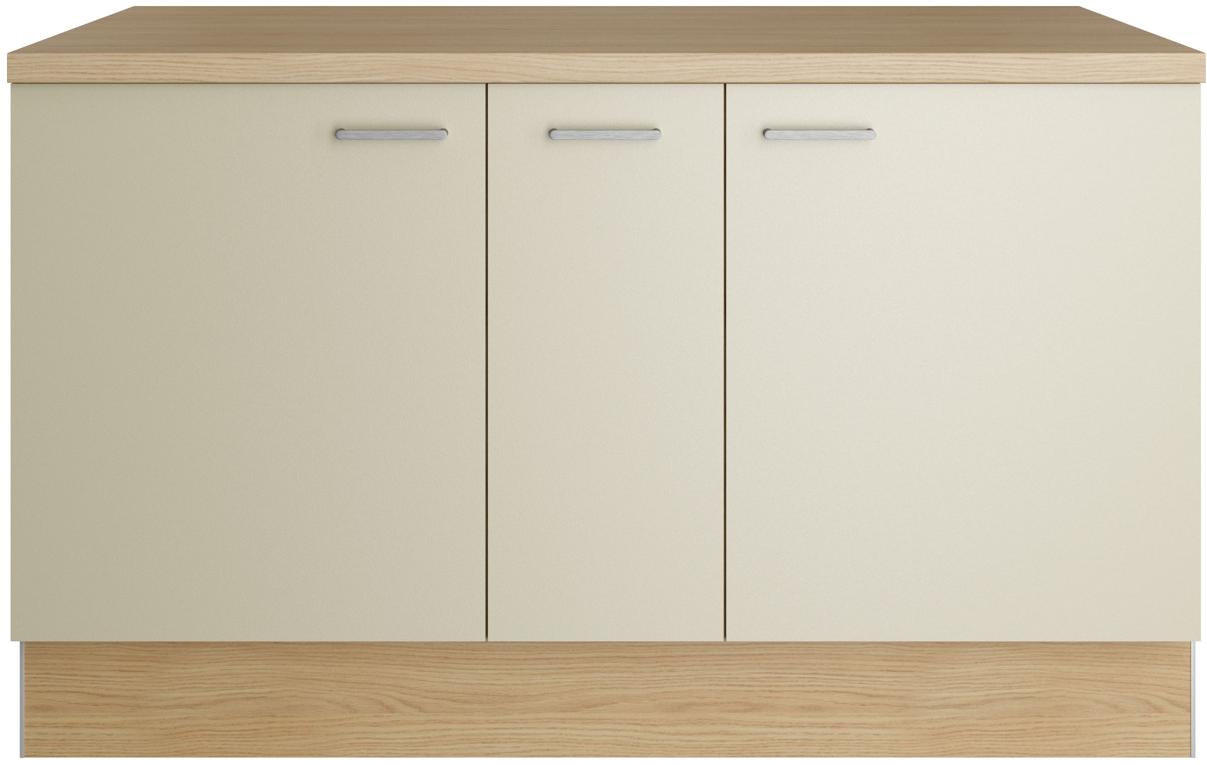 KOCHSTATION Ilot de cuisine »KS-Lucy« Breite 151 cm, Soft-Close, höhenverstellbare Füsse, Metallgriffe