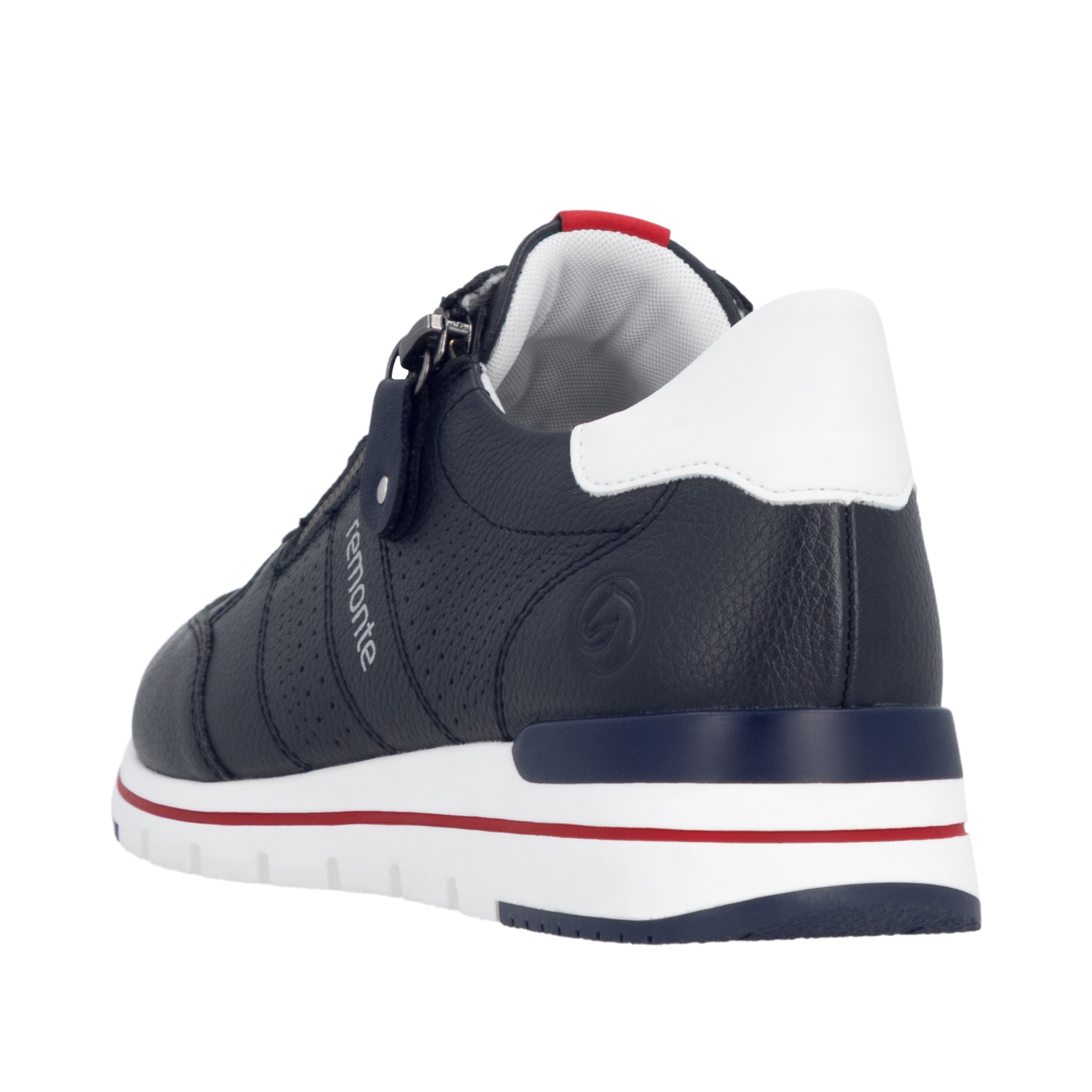 Remonte Keilsneaker  mit gepolstertem Fussbett, Freizeitschuh, Halbschuh, Schnürschuh