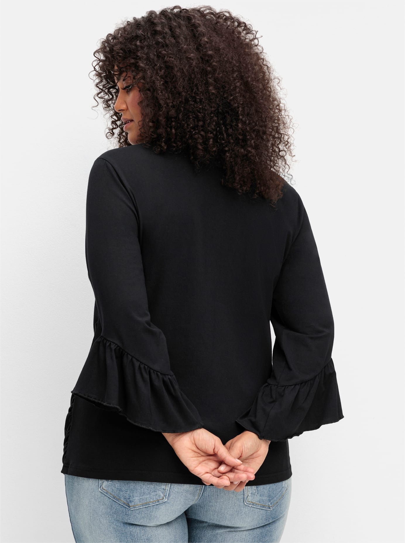 sheego by Joe Browns 3/4-Arm-Shirt »T-Shirt«, (1 tlg.)