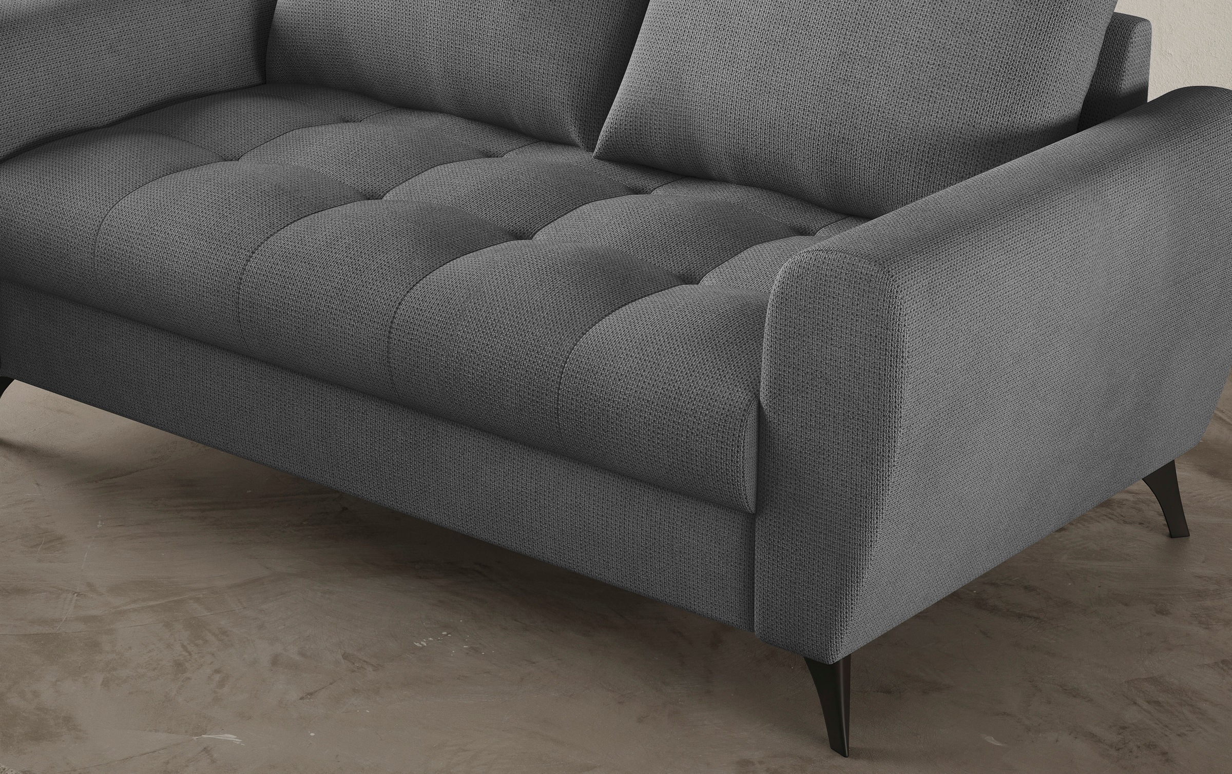 Mr. Couch 2,5-Sitzer »Blackburn II« Wahlweise mit Kaltschaumpolsterung bis 140 kg belastbar